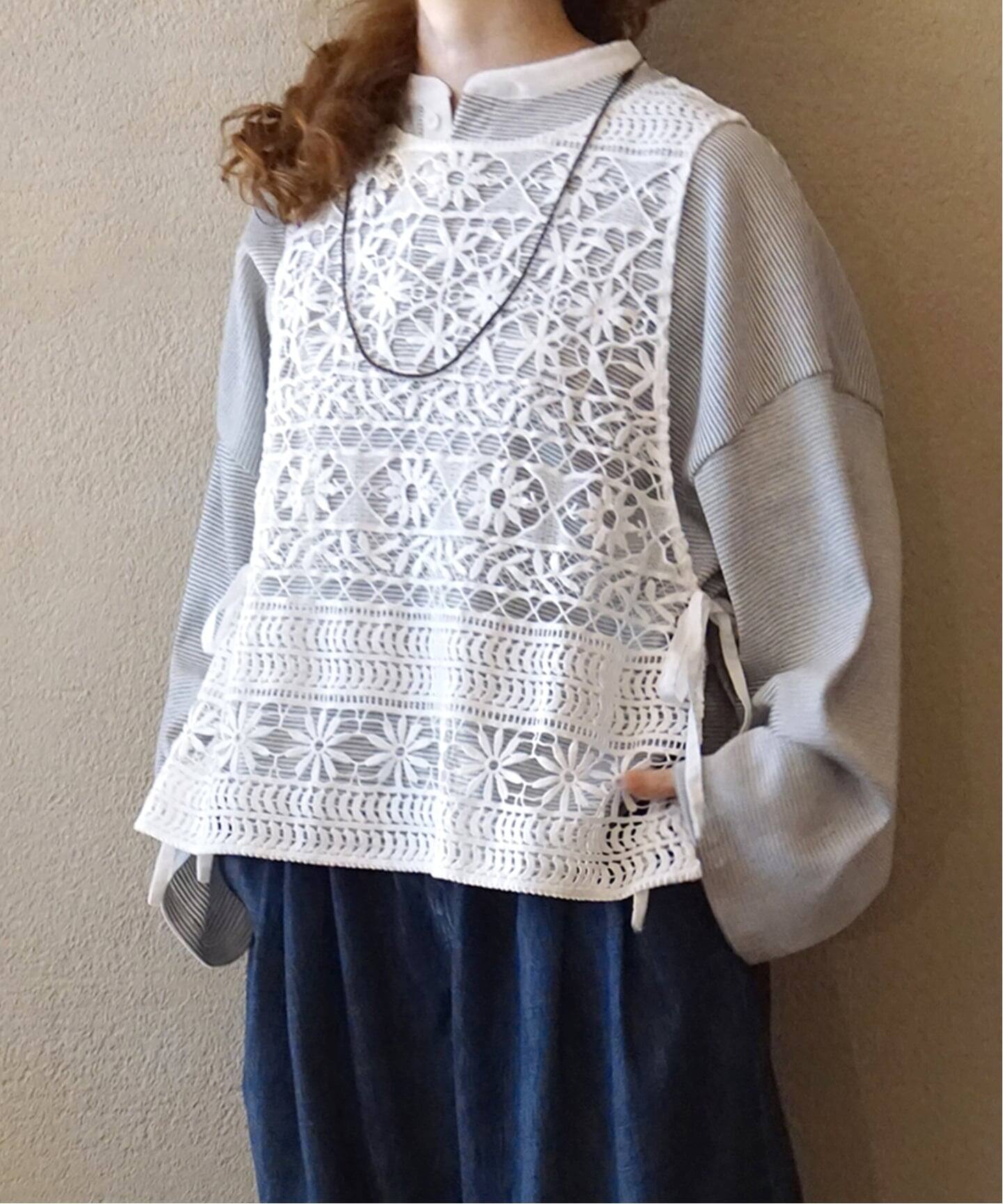 予約》コットンレースベスト（ベスト）｜journal standard luxe