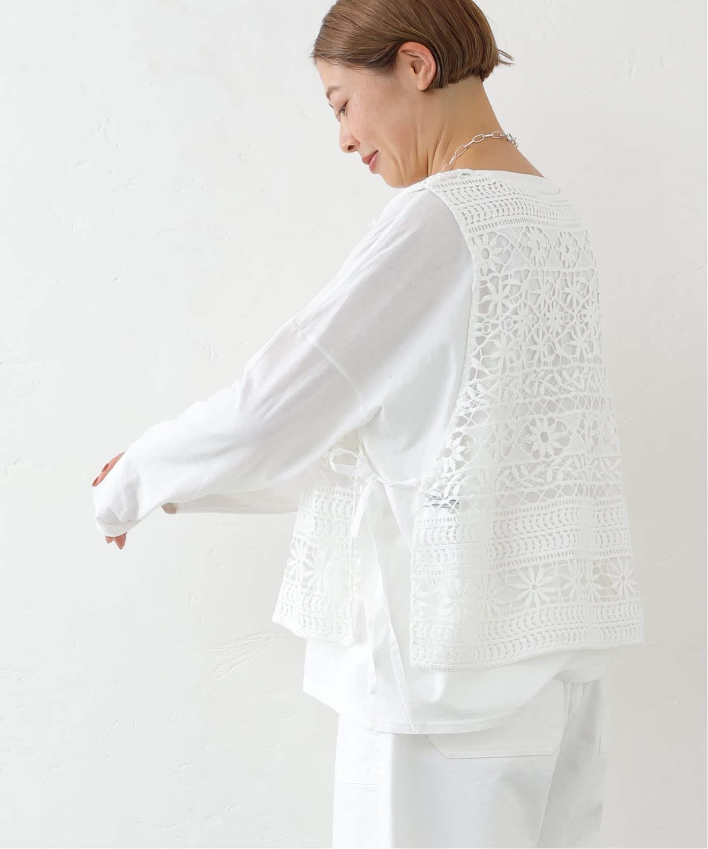 予約》コットンレースベスト（ベスト）｜journal standard luxe