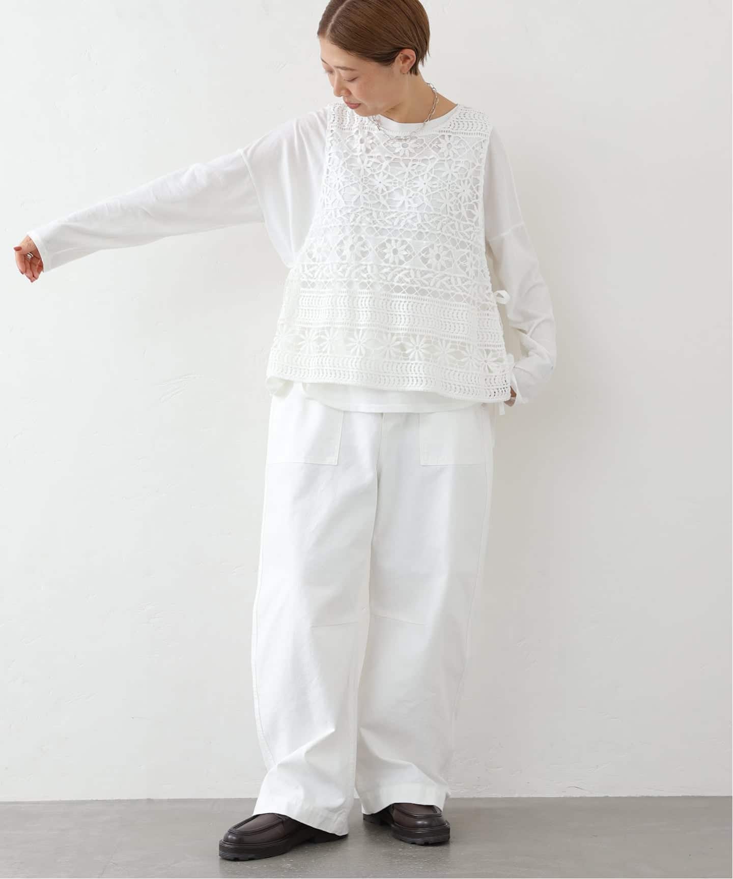 ［Kaolin］新品未使用　ジャーナルスタンダード luxe レースベスト コットンレースベスト（ベスト）｜journal standard luxe