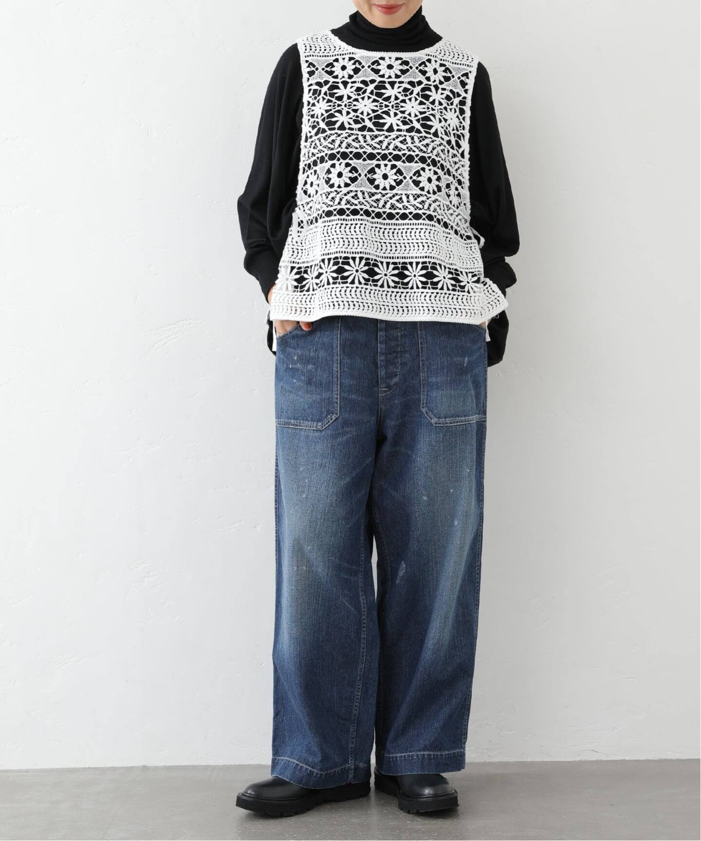 ［Kaolin］新品未使用　ジャーナルスタンダード luxe レースベスト コットンレースベスト（ベスト）｜journal standard luxe