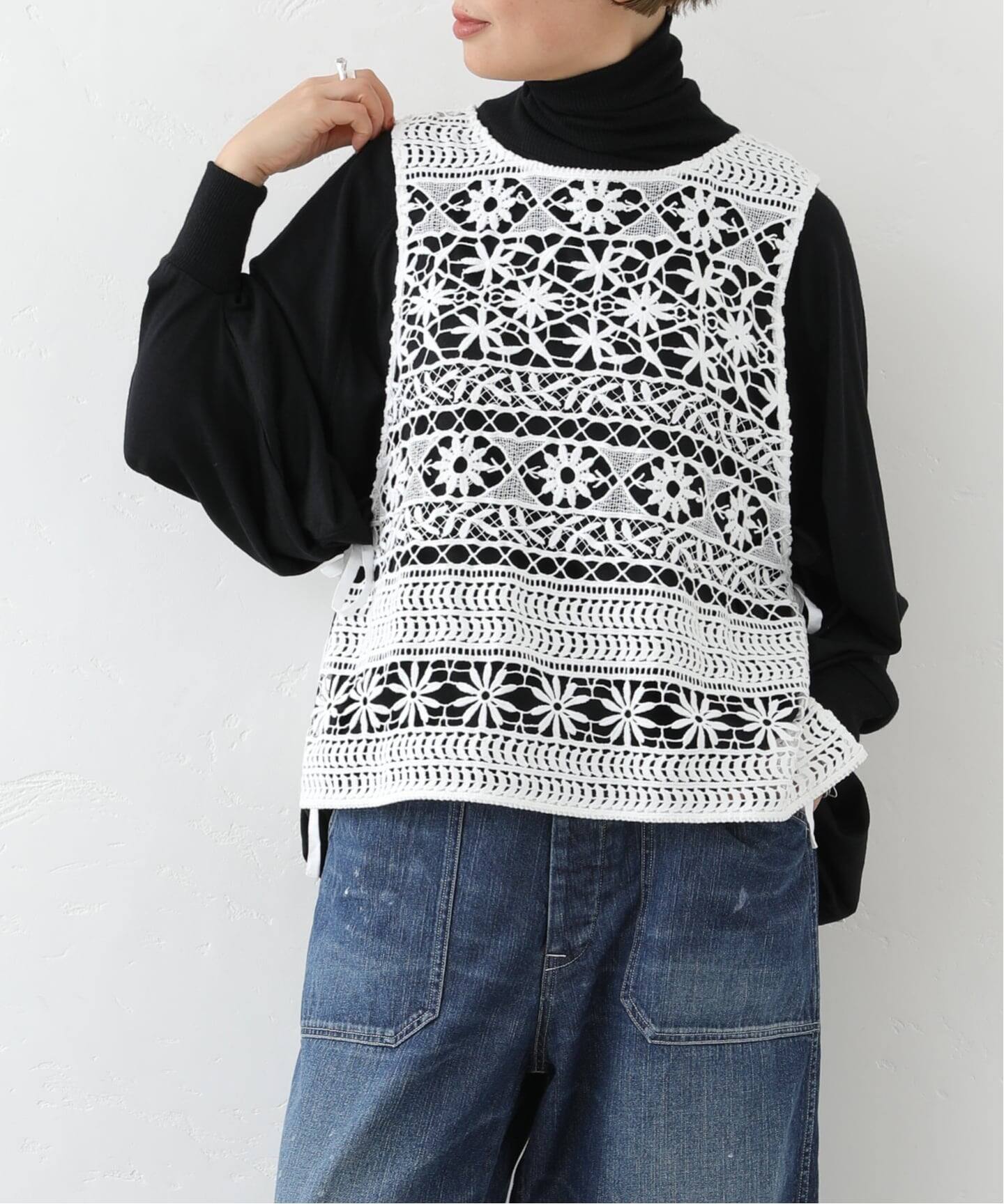 ［Kaolin］新品未使用　ジャーナルスタンダード luxe レースベスト 予約》コットンレースベスト（ベスト）｜journal standard luxe