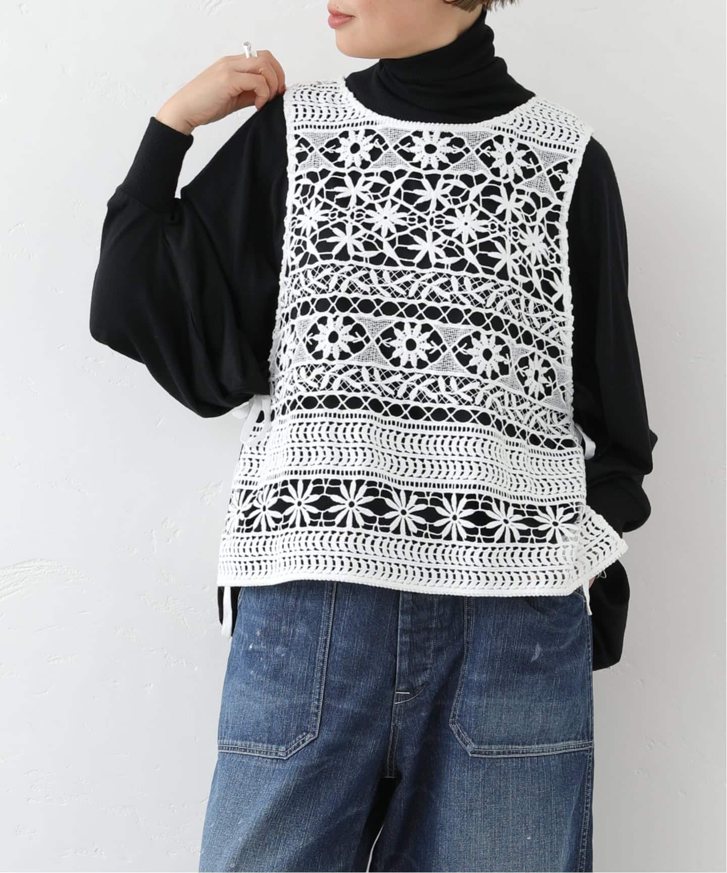 コットンレースベスト（ベスト）｜journal standard luxe（ジャーナル