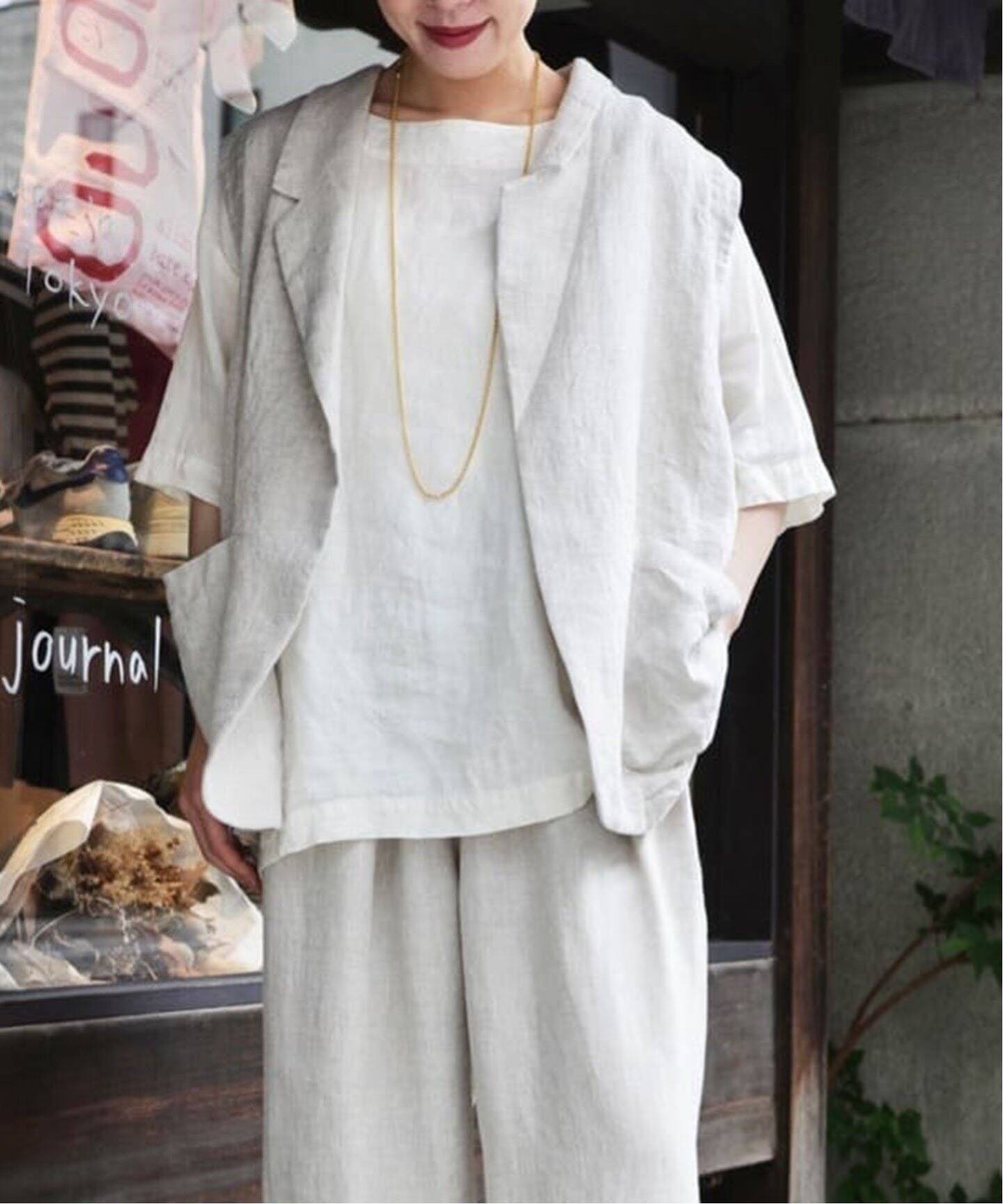 journal standard luxeリネンコットンギャバジン ベスト journal standard luxe｜リネンヘリン ガウンベスト | Rakuten