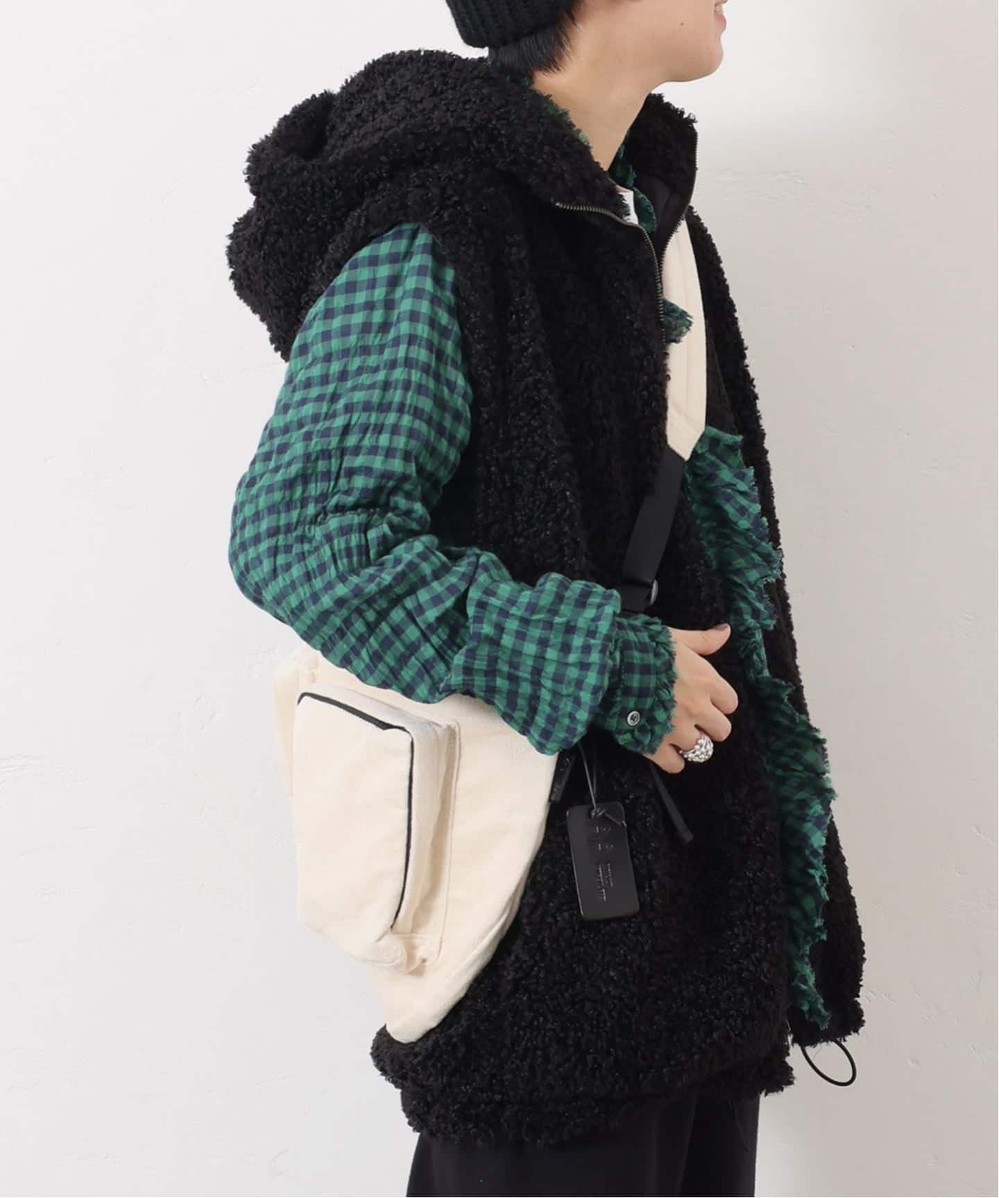 ボア フードベスト（ベスト）｜journal standard luxe