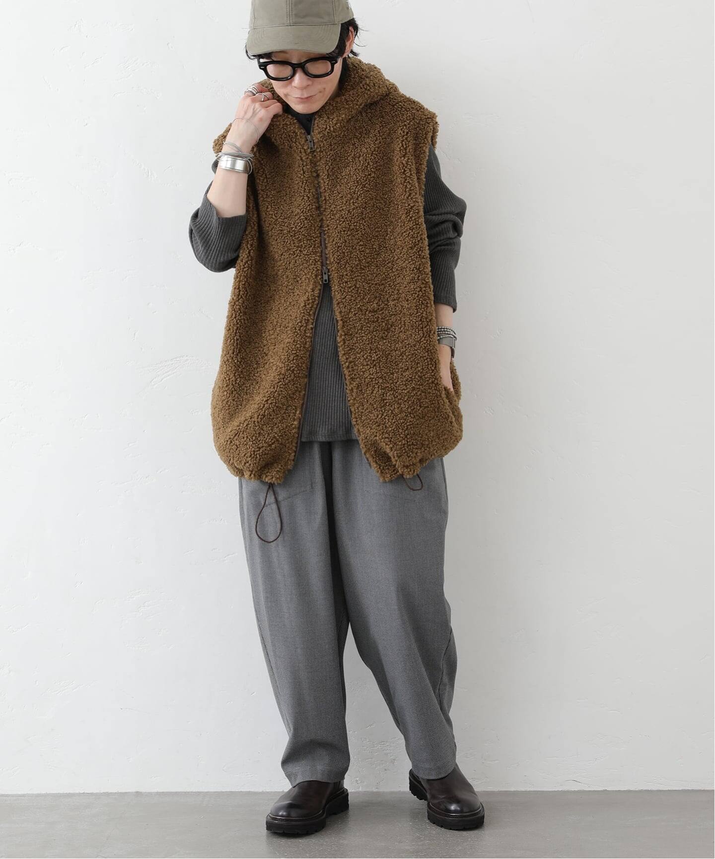 ボア フードベスト（ベスト）｜journal standard luxe（ジャーナル