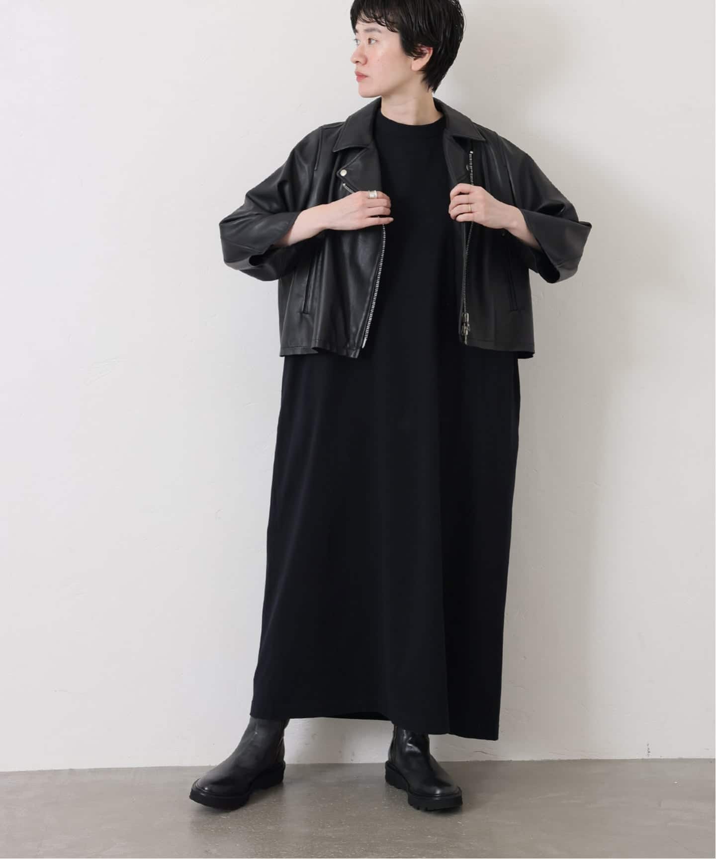 journal standard luxe ショートライダースジャケット レザーショートライダースジャケット（レザージャケット