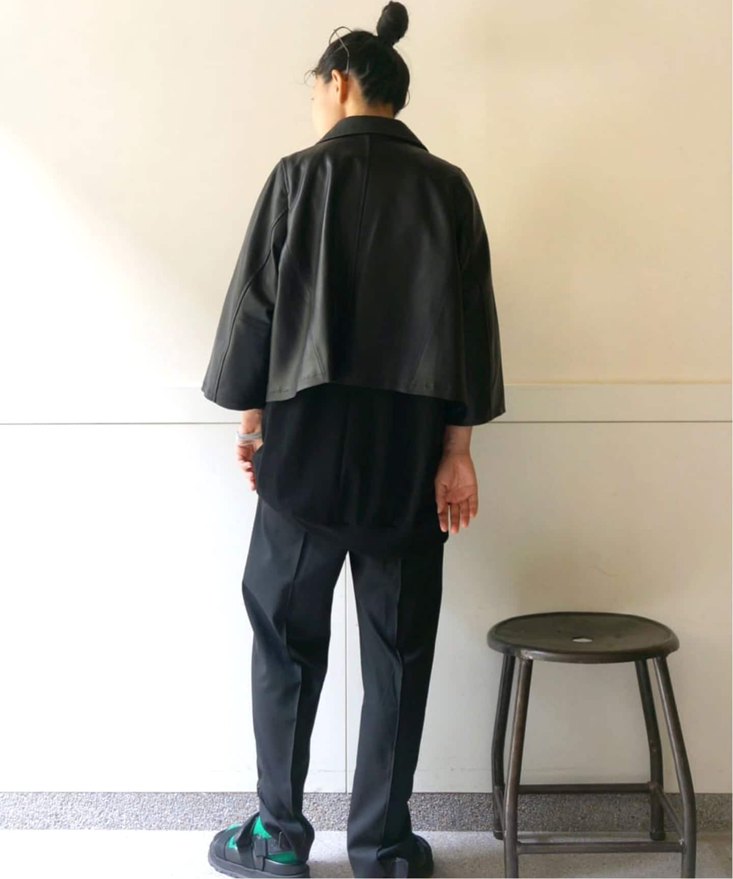 ジャーナルスタンダードラックス レザーショートライダースJK レザーショートライダースジャケット（レザージャケット