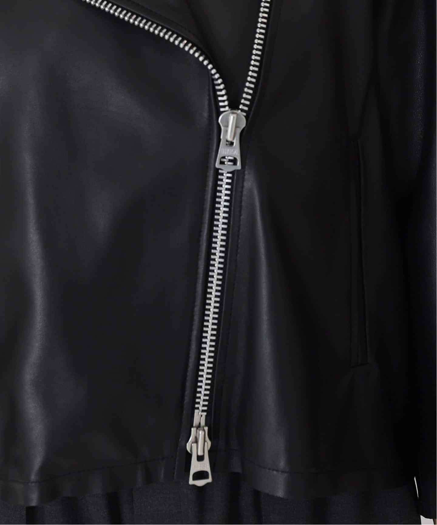 追加》レザー ショートライダースジャケット（レザージャケット