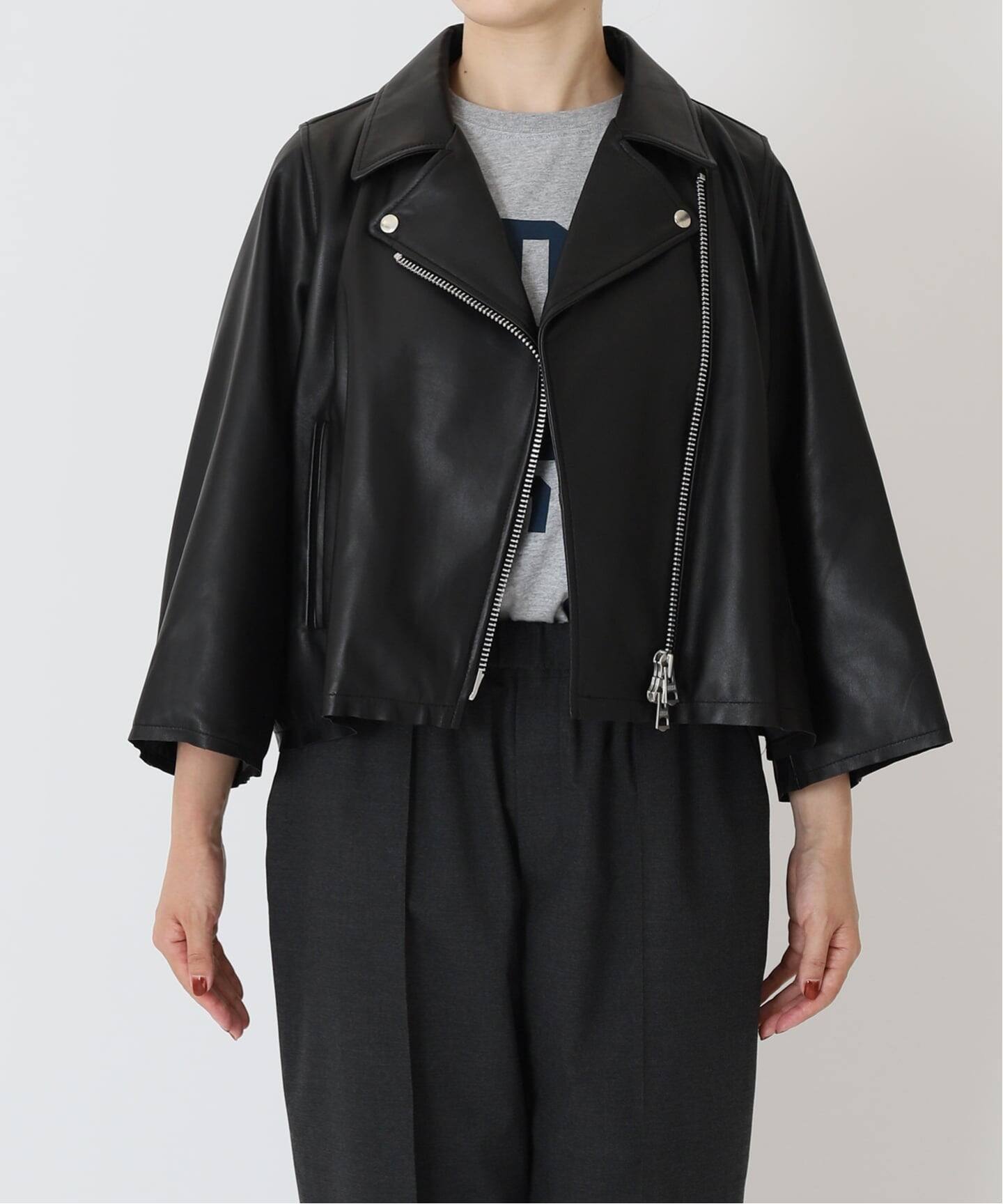 追加予約2》レザー ショートライダースジャケット（レザージャケット