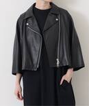 《追加予約２》レザー ショートライダースジャケット