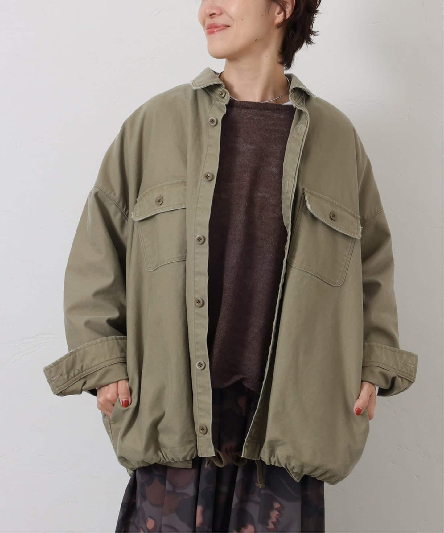 予約》バックサテンCPOシャツブルゾン（その他ブルゾン