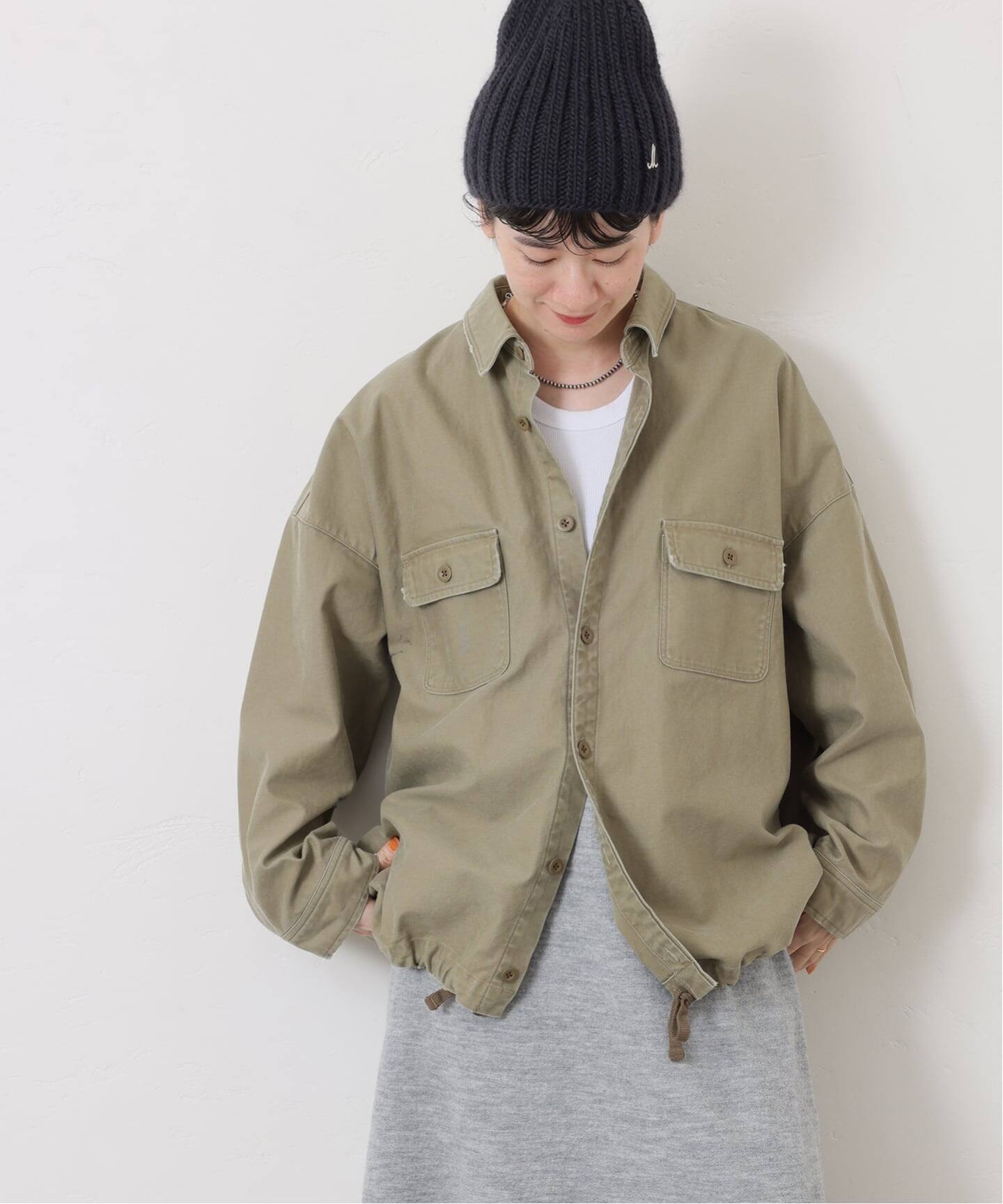 バックサテンCPOシャツブルゾン（その他ブルゾン／アウター）｜journal 