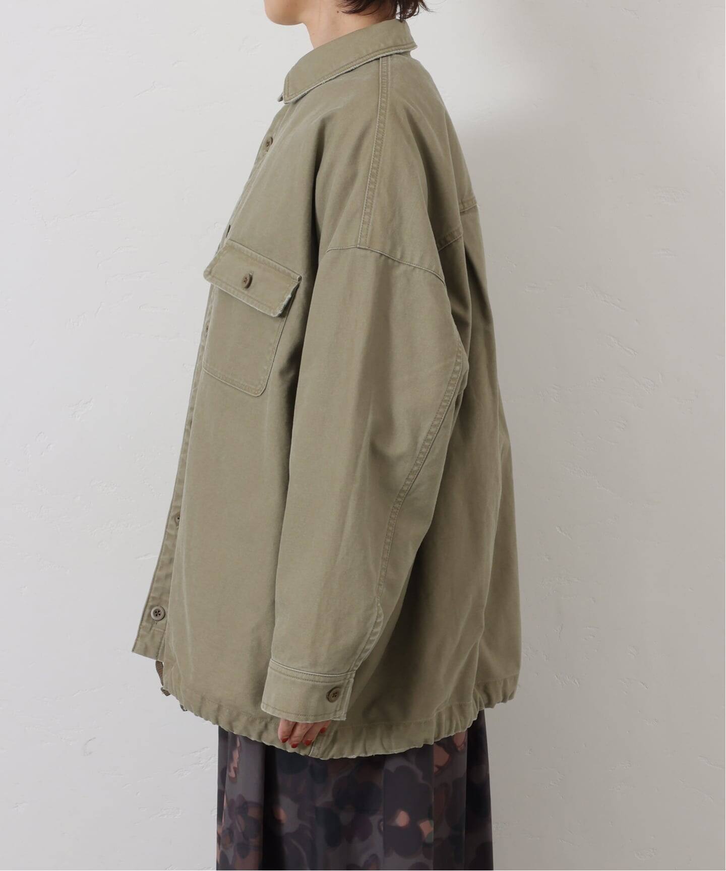 ジャーナルスタンダードラックス　バックサテンシャツブルゾン　美品 バックサテンCPOシャツブルゾン（その他ブルゾン／アウター