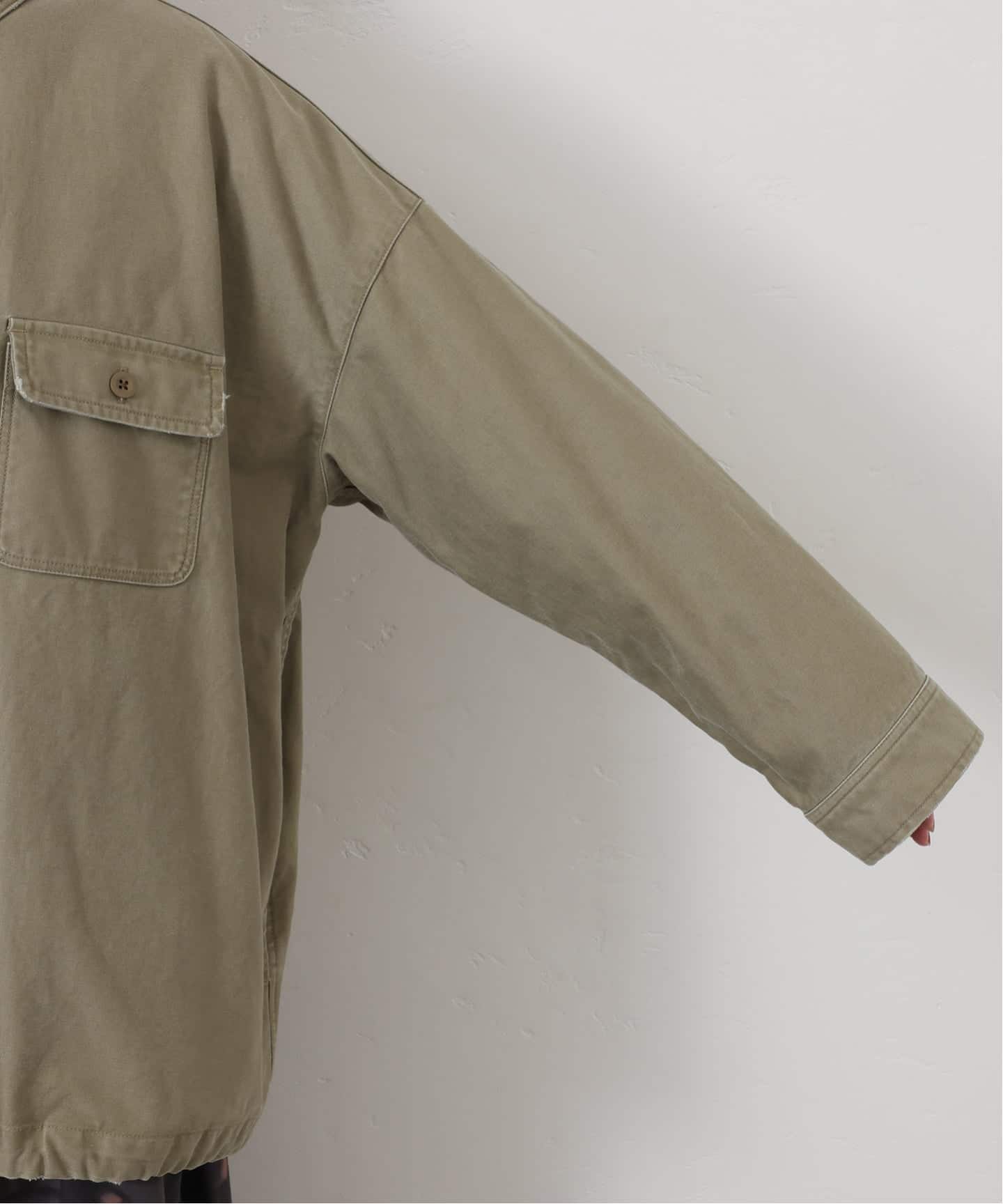 バックサテンCPOシャツブルゾン（その他ブルゾン／アウター）｜journal