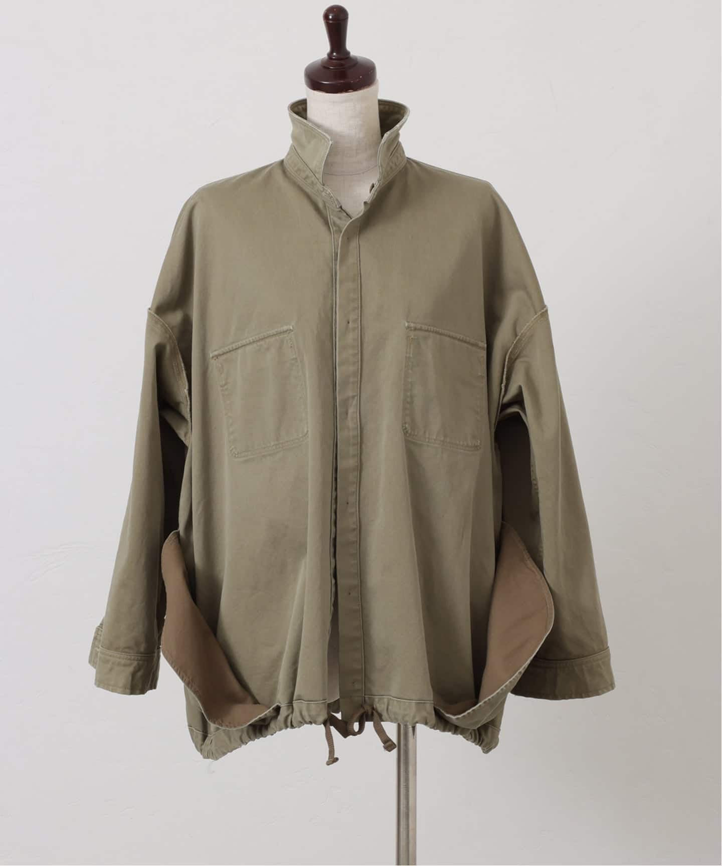 ジャーナルスタンダードラックス　バックサテンシャツブルゾン　美品 バックサテンCPOシャツブルゾン（その他ブルゾン／アウター