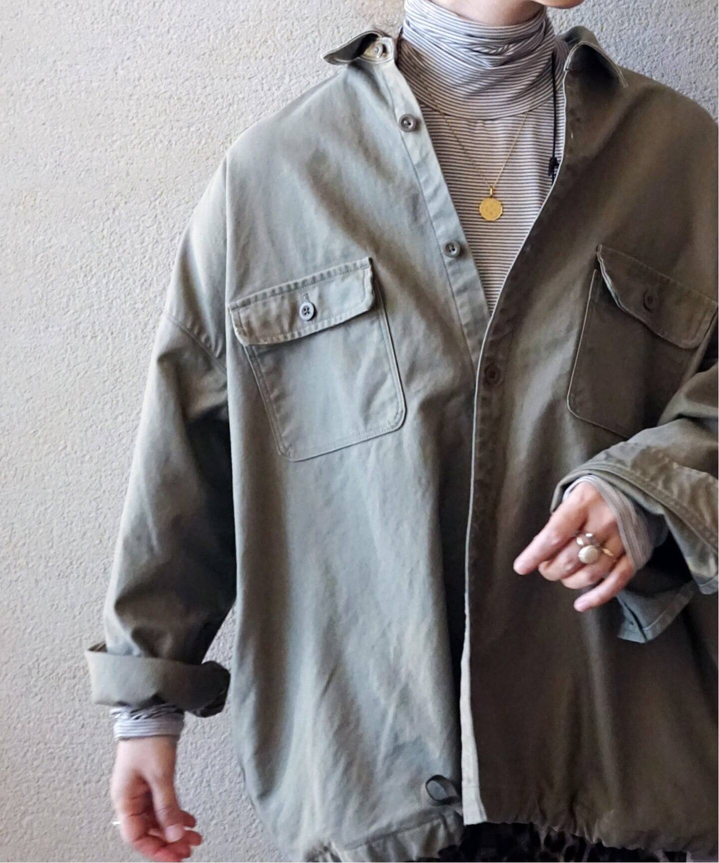 バックサテンCPOシャツブルゾン（その他ブルゾン／アウター）｜journal 
