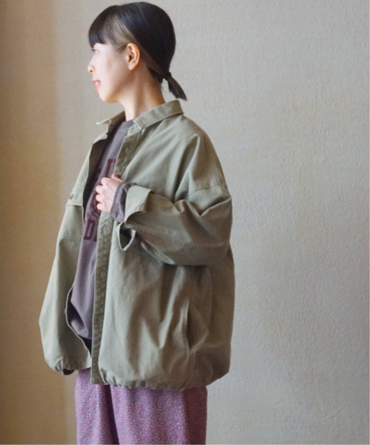 バックサテンCPOシャツブルゾン（その他ブルゾン／アウター