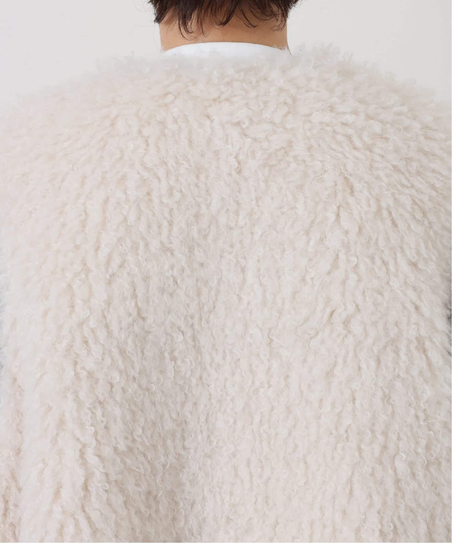 【美品】　JOURNAL STANDARD LUXE カーリーショートベスト 予約》カーリーショートベスト（ベスト）｜journal standard
