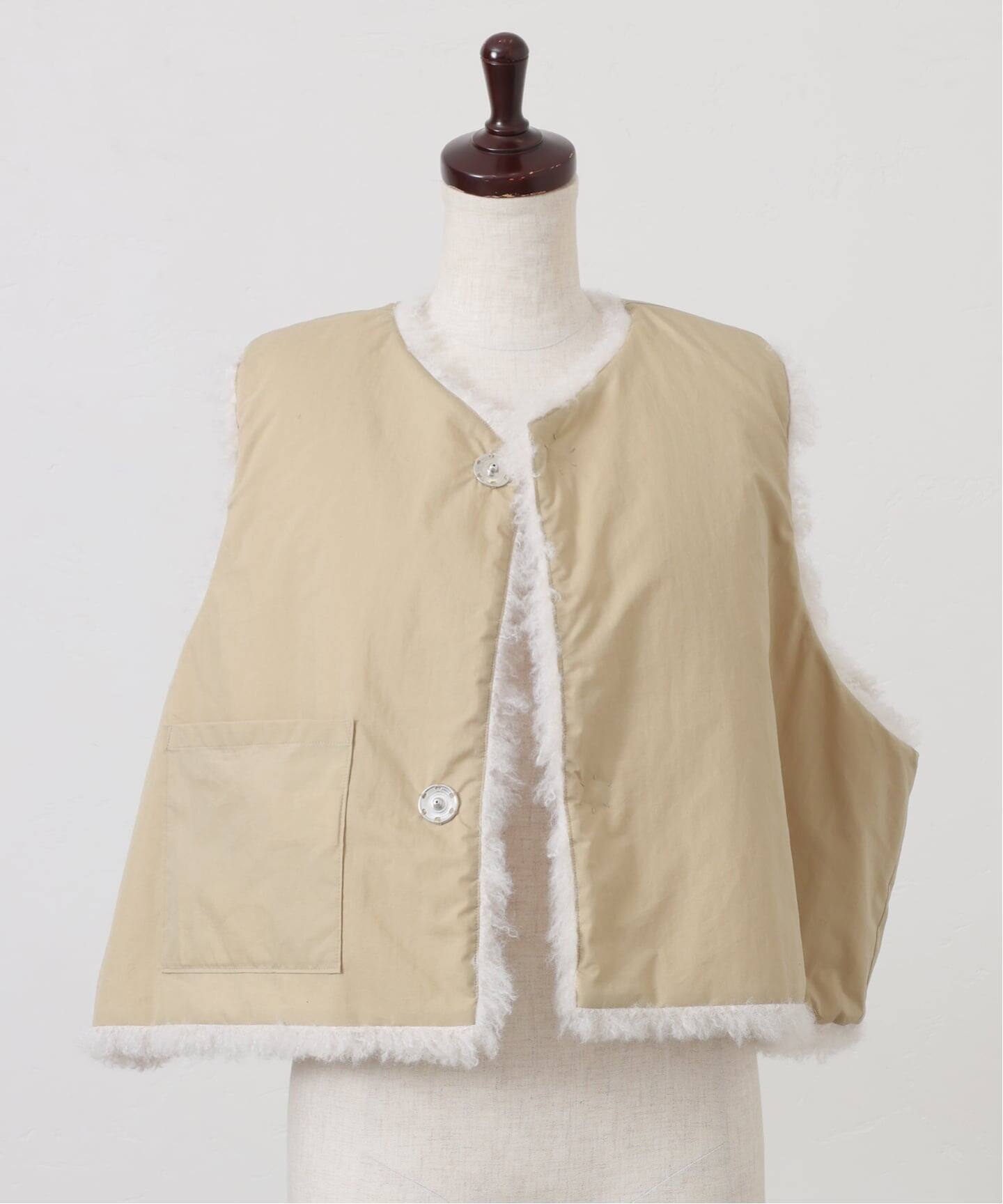 カーリーショートベスト（ベスト）｜journal standard luxe