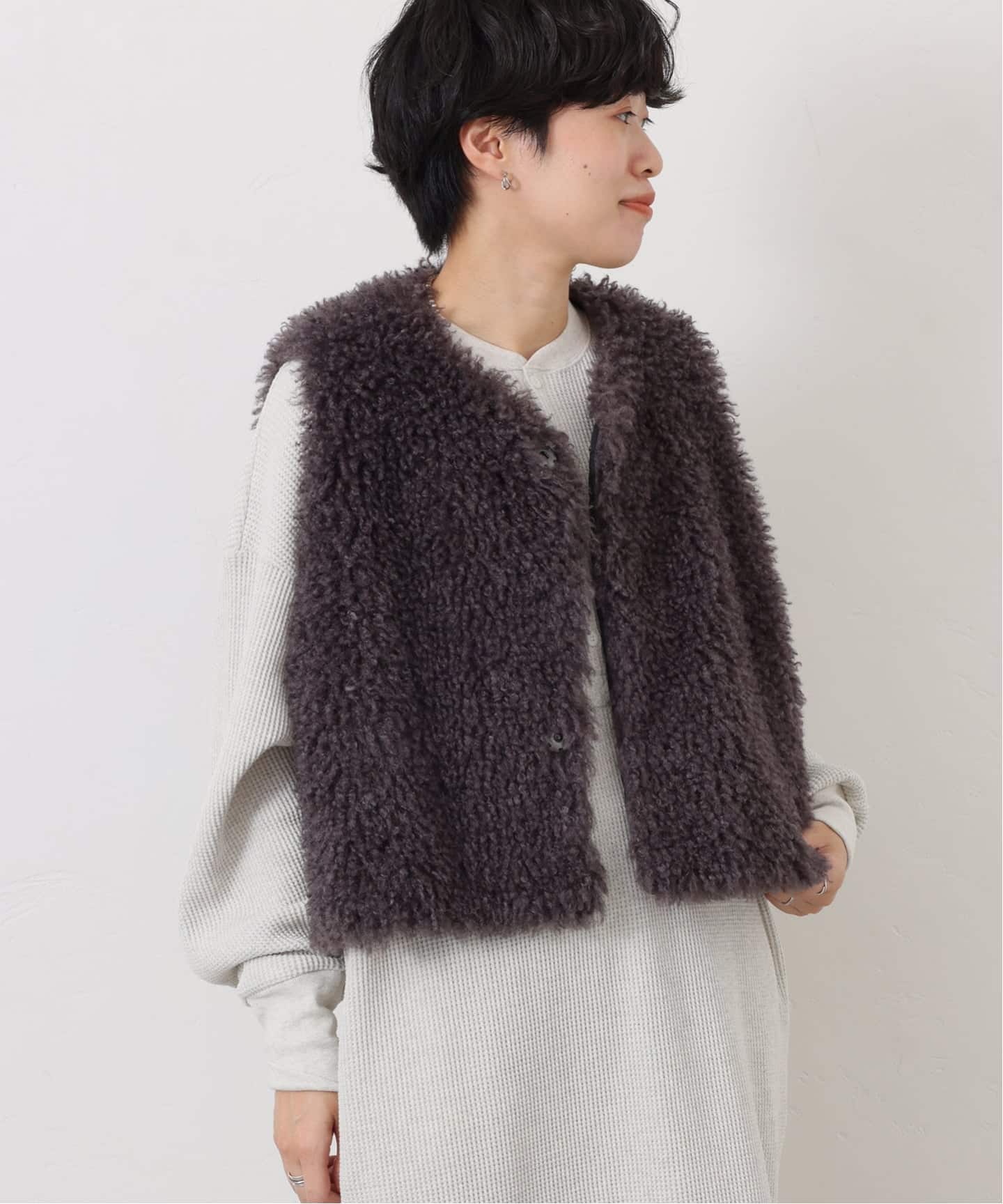 journal standard luxe ウールリング フードベスト　グレー luxe】今週入荷の新作をCheck！｜journal standard luxe
