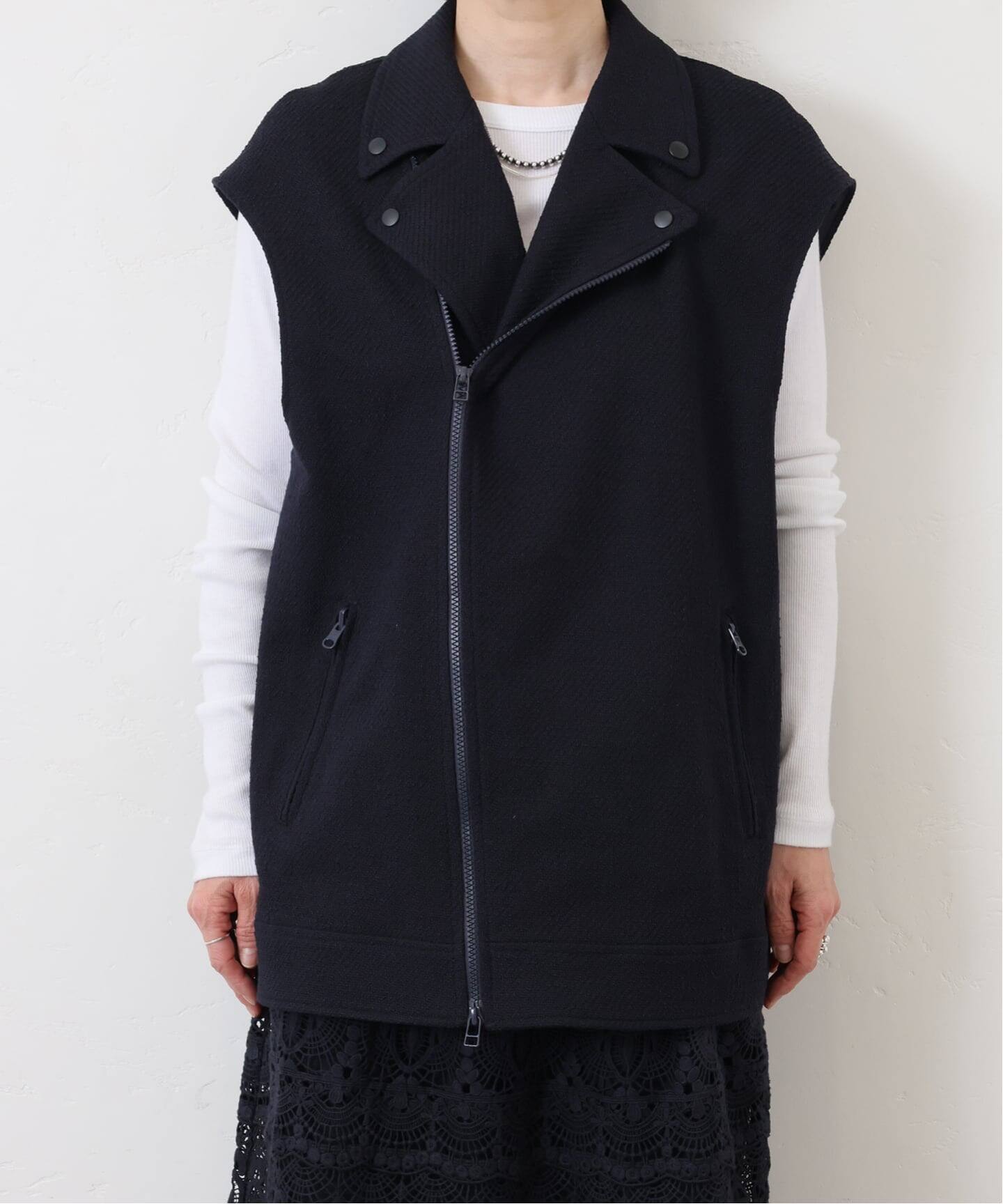 予約》MIXツィードライダースベスト（ベスト）｜journal standard luxe