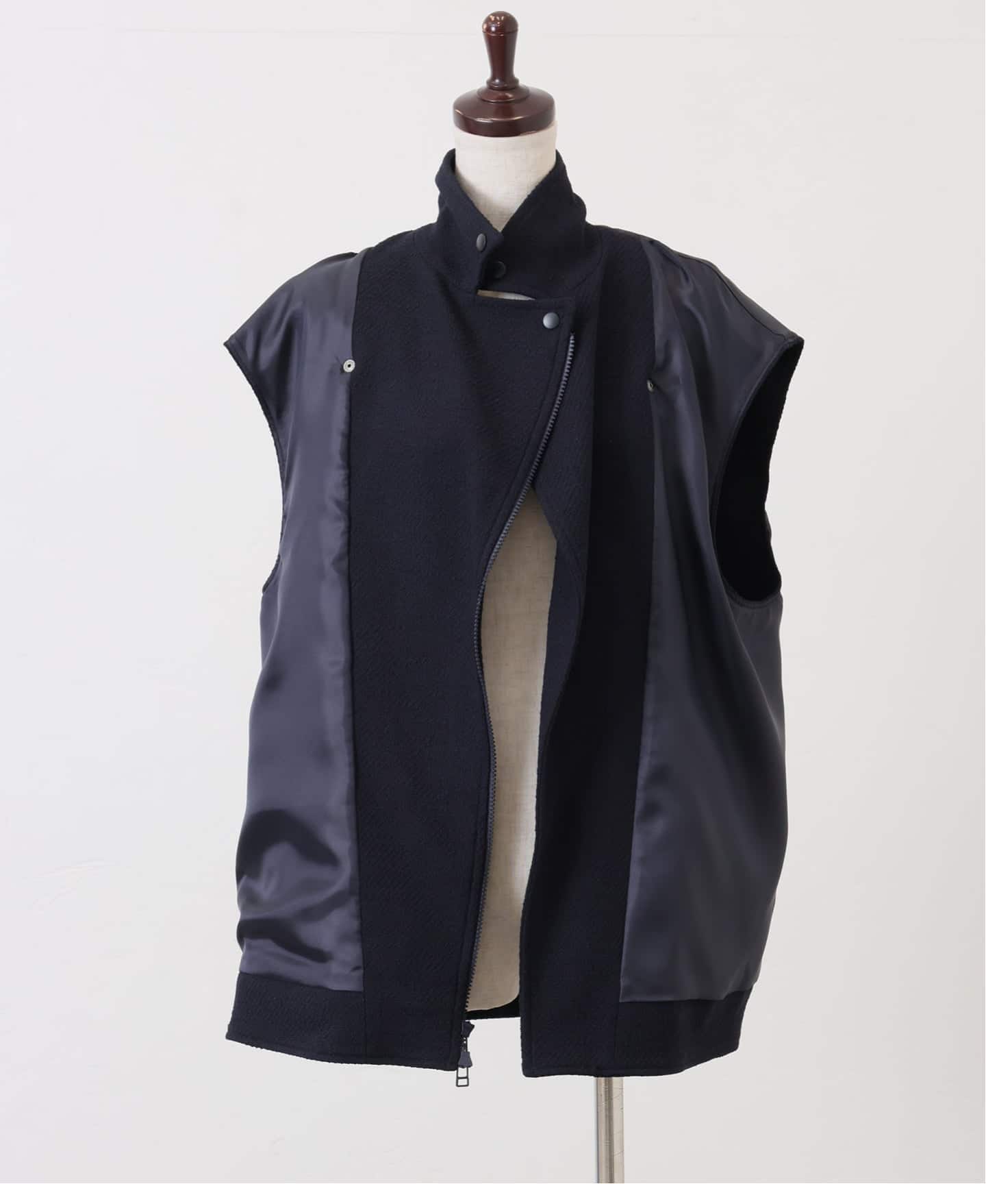 journal standard Luxe ベスト MIXツィードライダースベスト（ベスト）｜journal standard luxe