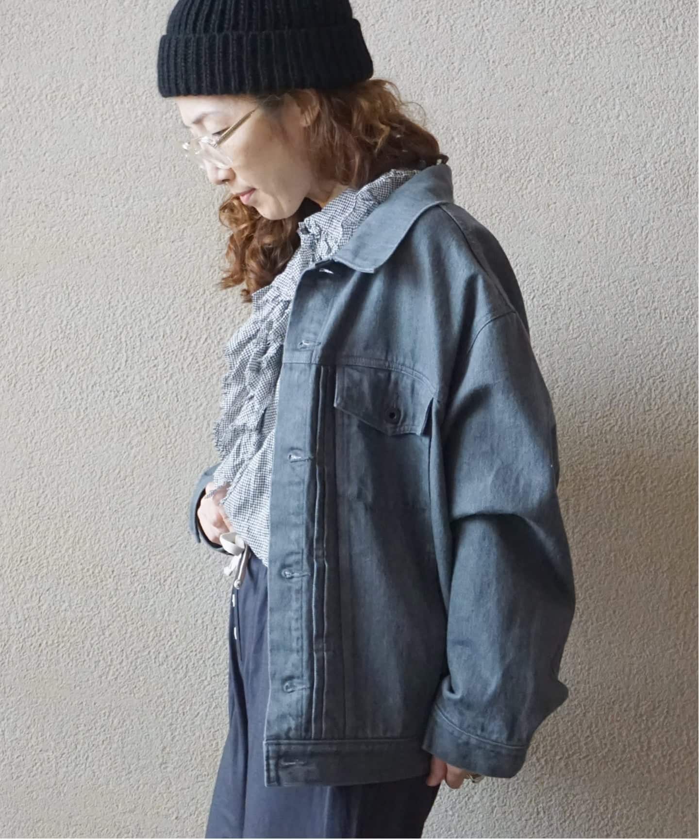 12OZデニム ルーズジャケット（デニムジャケット）｜journal