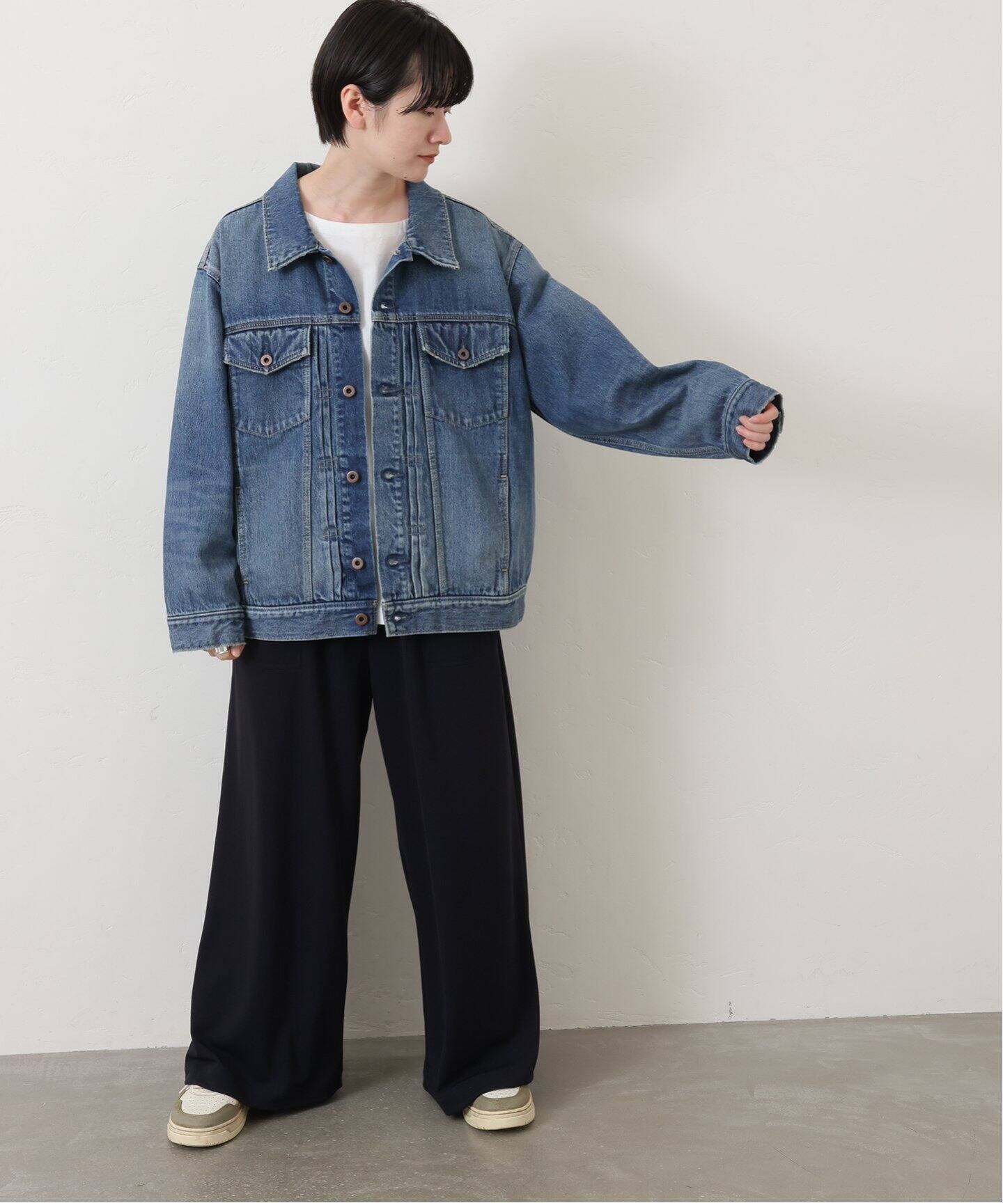 予約》12OZデニム ルーズジャケット（デニムジャケット