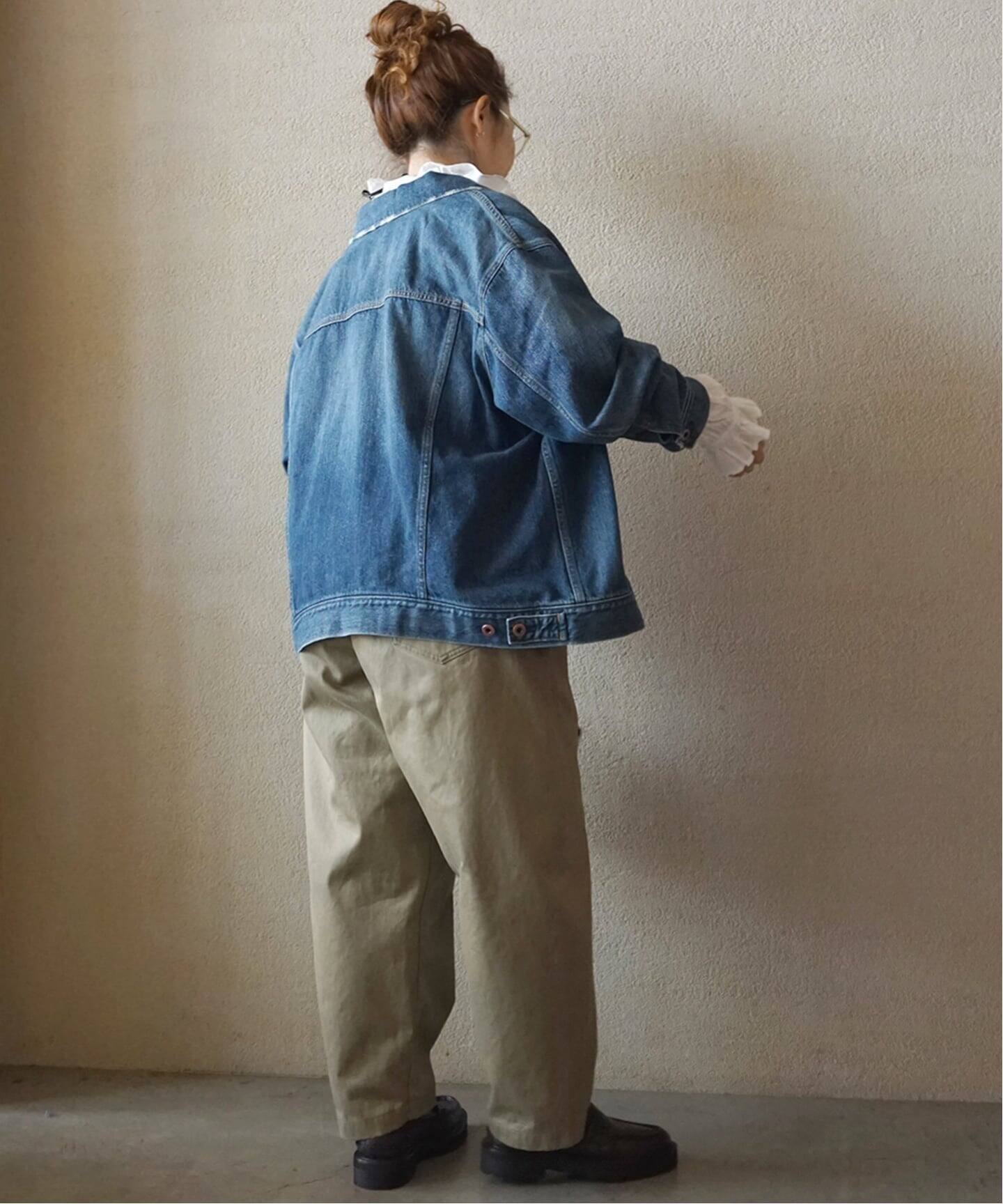 12OZデニム ルーズジャケット（デニムジャケット）｜journal