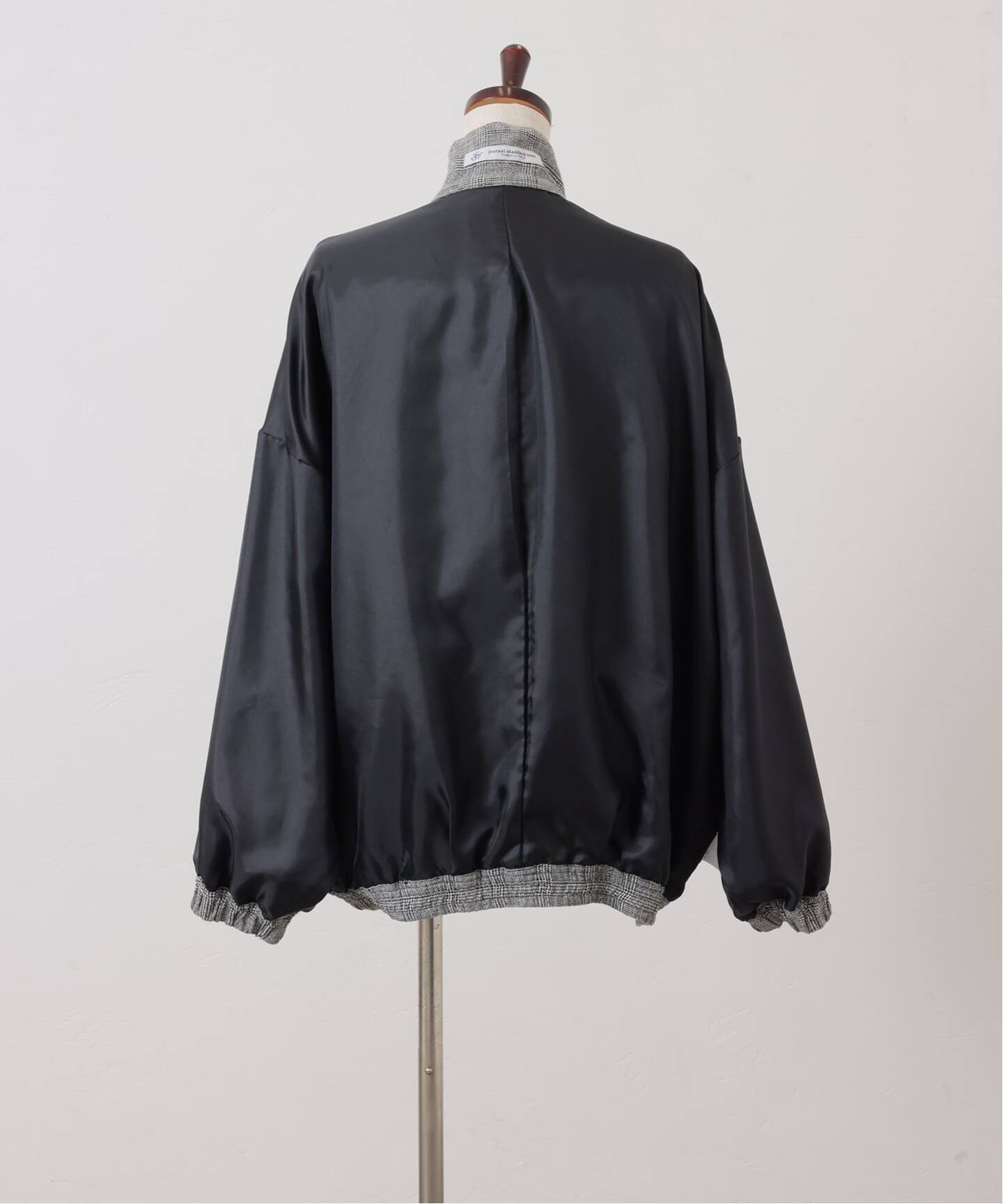 シルクMIXチェックブルゾン（その他ブルゾン／アウター