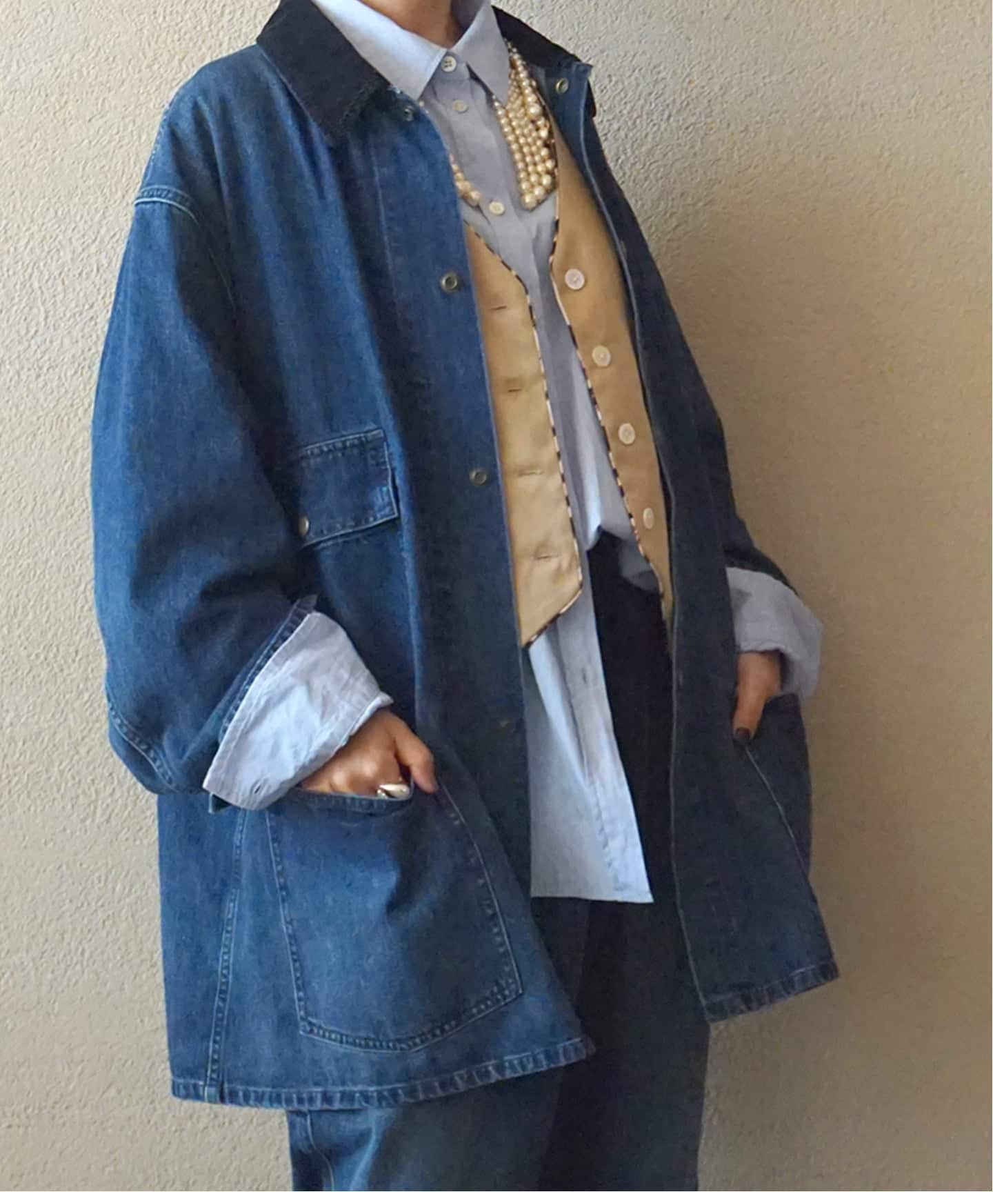 LITTLEBIG 22SS DENIM COVERALL カバーオール XL. 22SS LITTLEBIG Denim Coverall