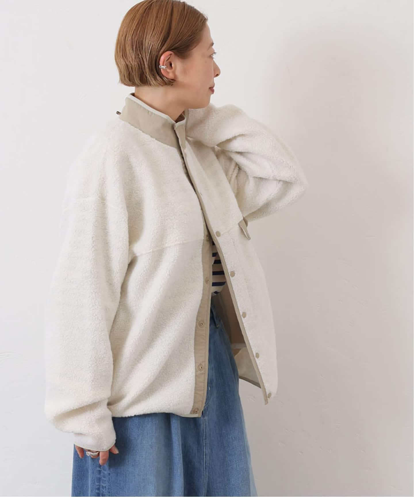 221VILLAGE】 WOOL PILE CD（ボア・フリース）｜journal standard luxe