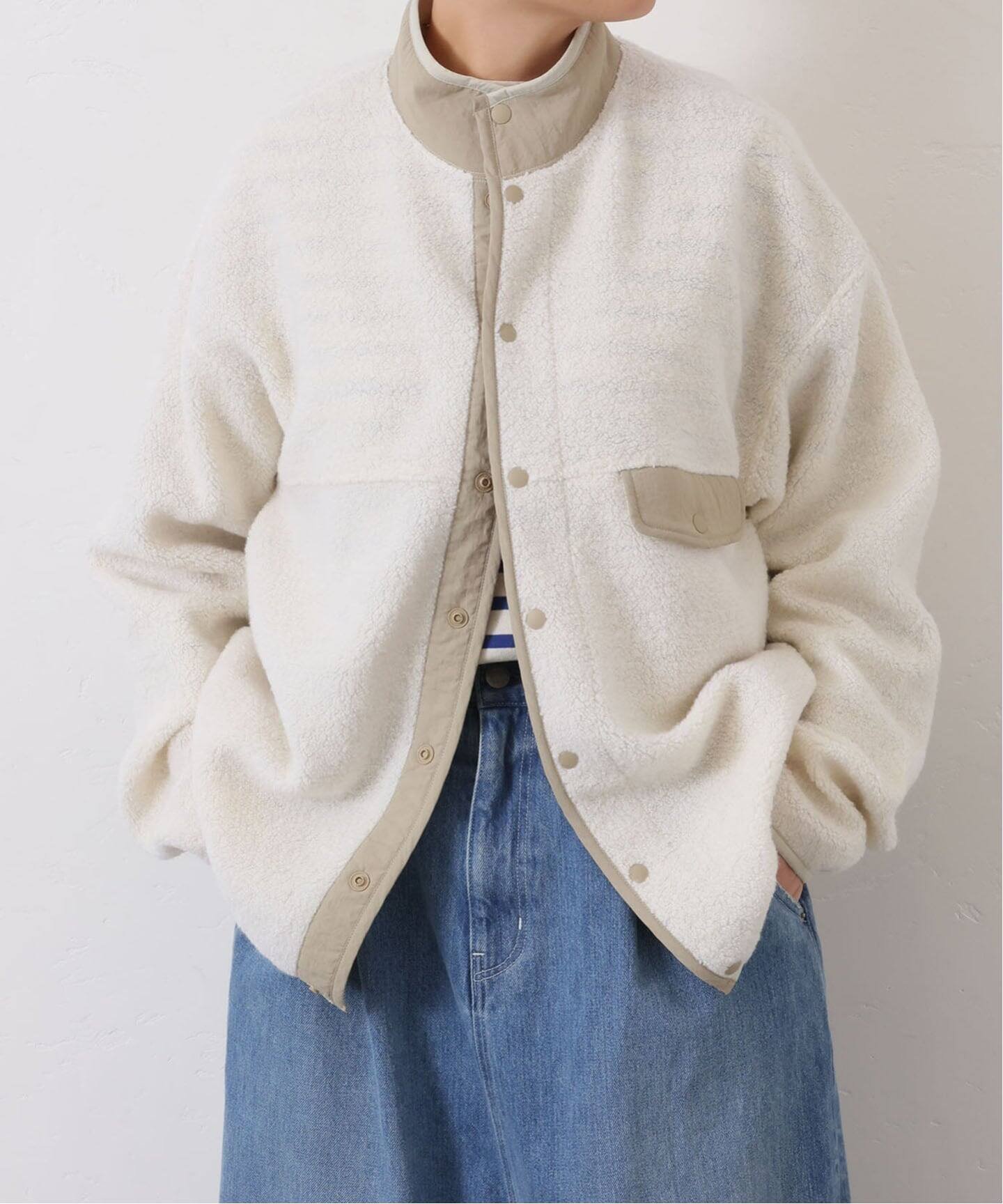 221VILLAGE】 WOOL PILE CD（ボア・フリース）｜journal standard luxe 