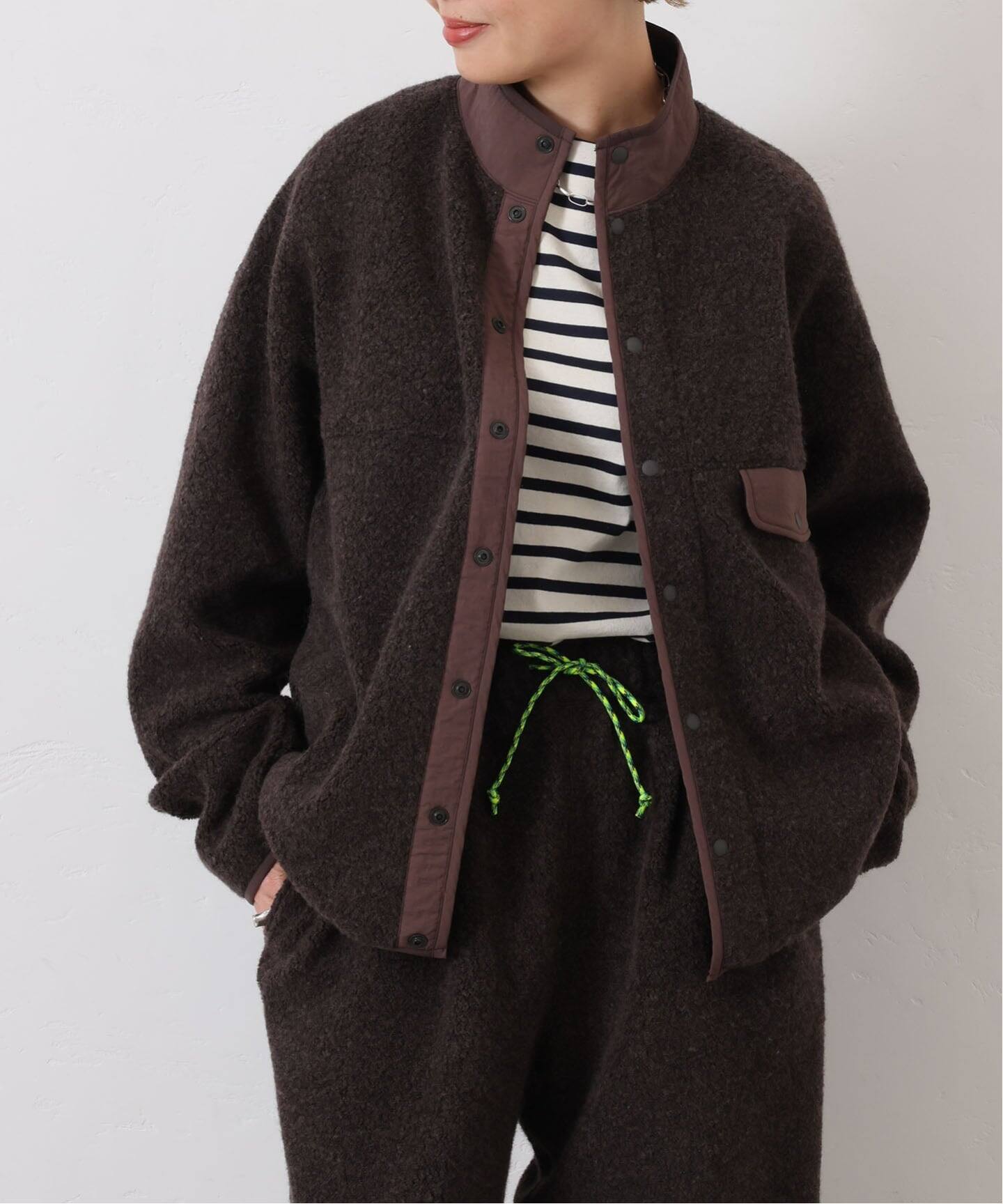 221VILLAGE】 WOOL PILE CD（ボア・フリース）｜journal standard luxe 