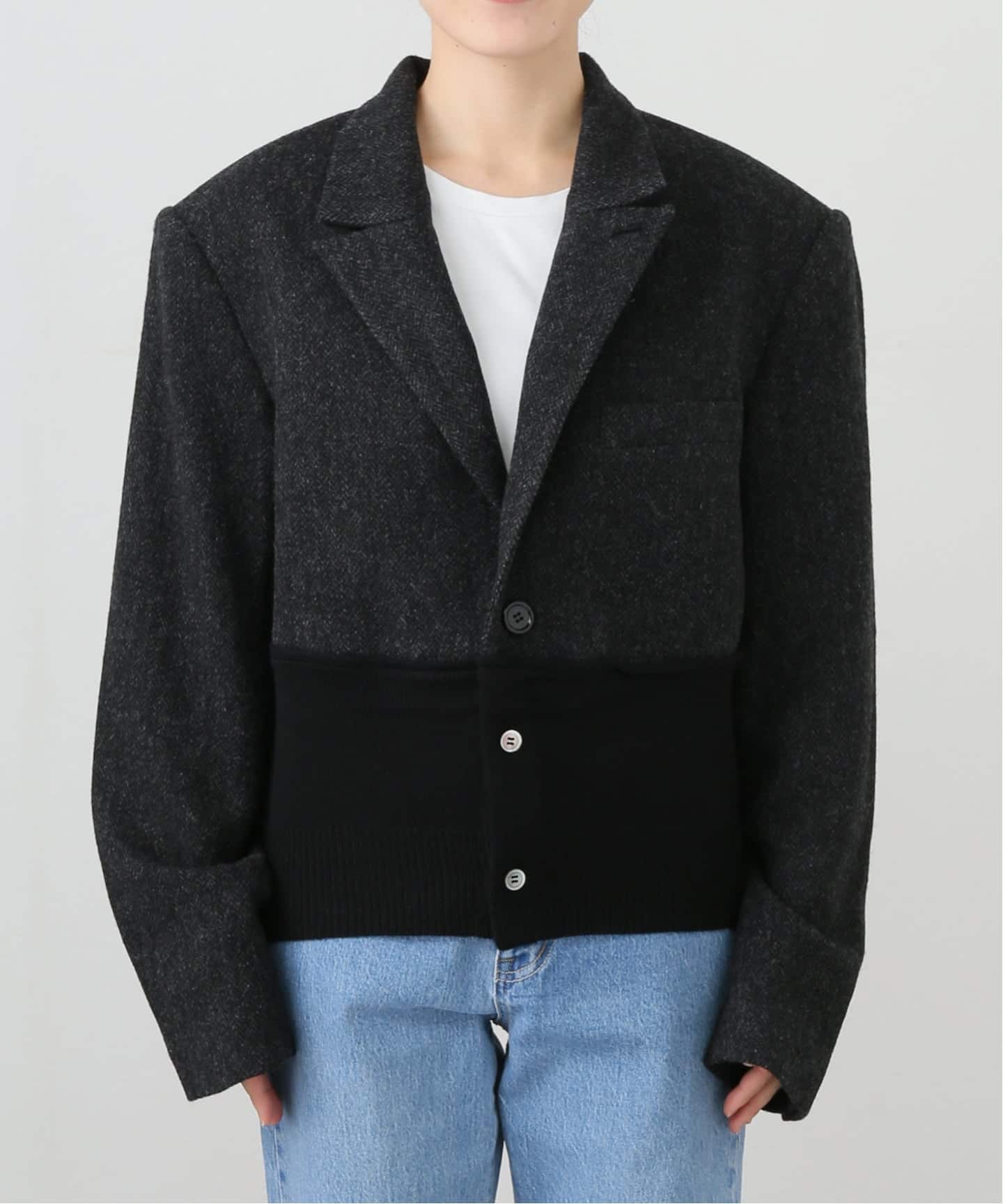 6397】 RIB BLAZER JACKET（その他ブルゾン／アウター）｜journal