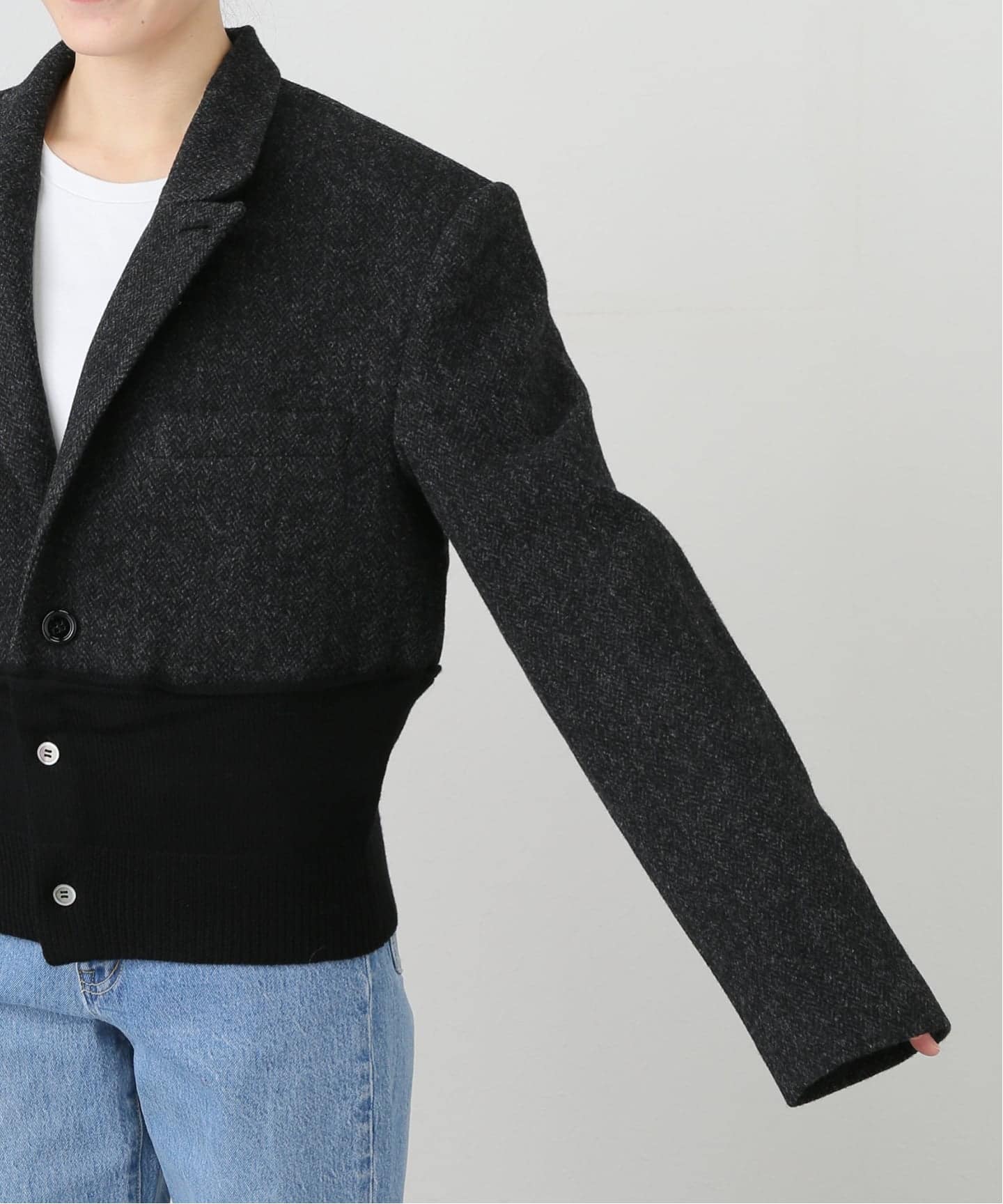 6397】 RIB BLAZER JACKET（その他ブルゾン／アウター）｜journal