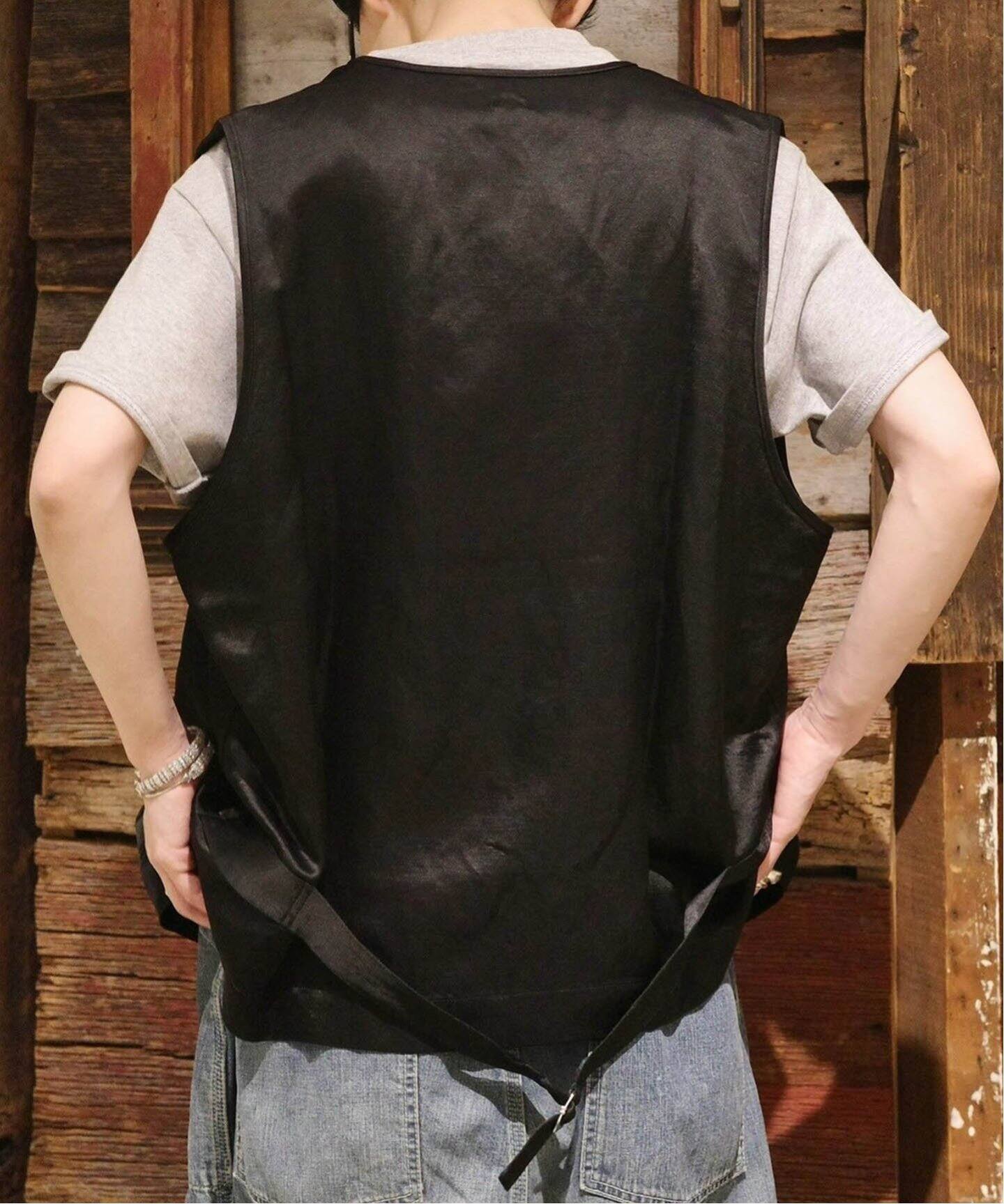 ジャーナルスタンダードラックス☆COTTONアゼ Vネックベスト2023AW