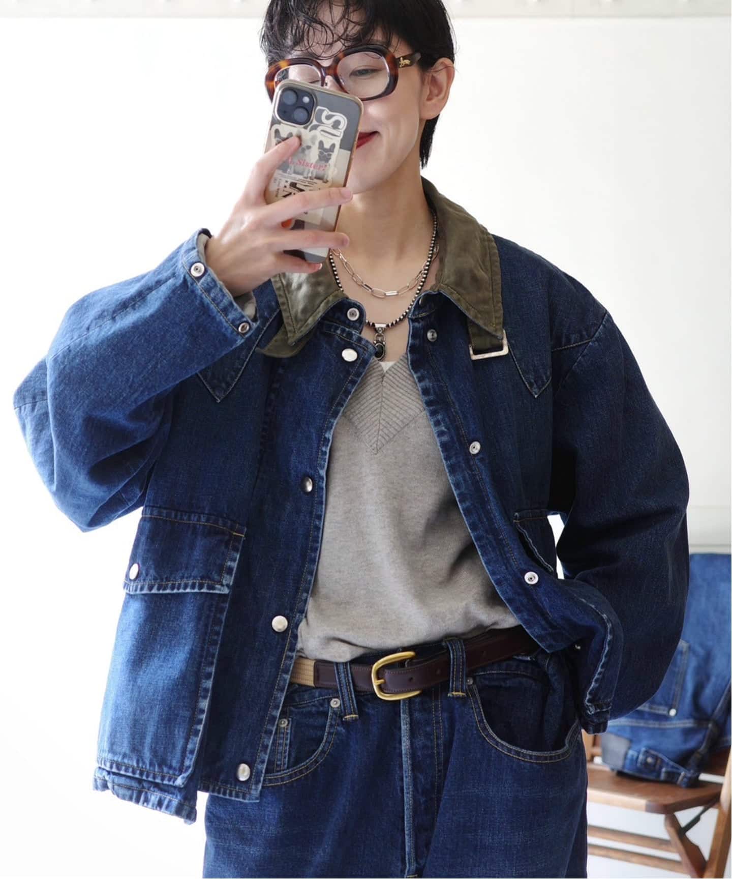 journal standard luxe デニムジャケット 2025年最新】JOURNAL STANDARD LUXE レディース Gジャン・デニム