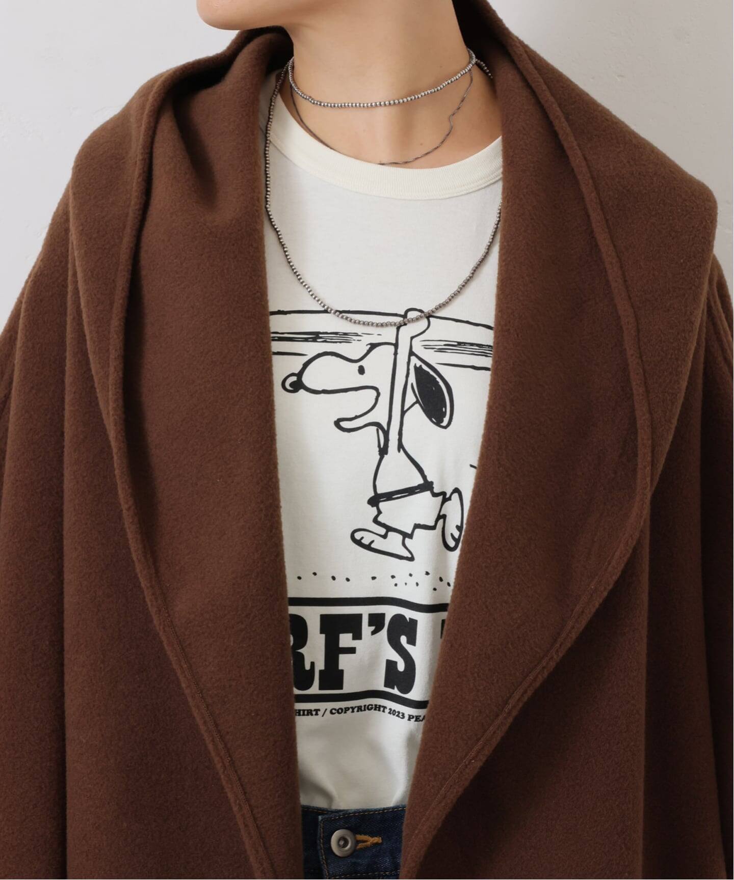 予約》【COGTHEBIGSMOKE】GITTY HOODED CAPE（ポンチョ・マント