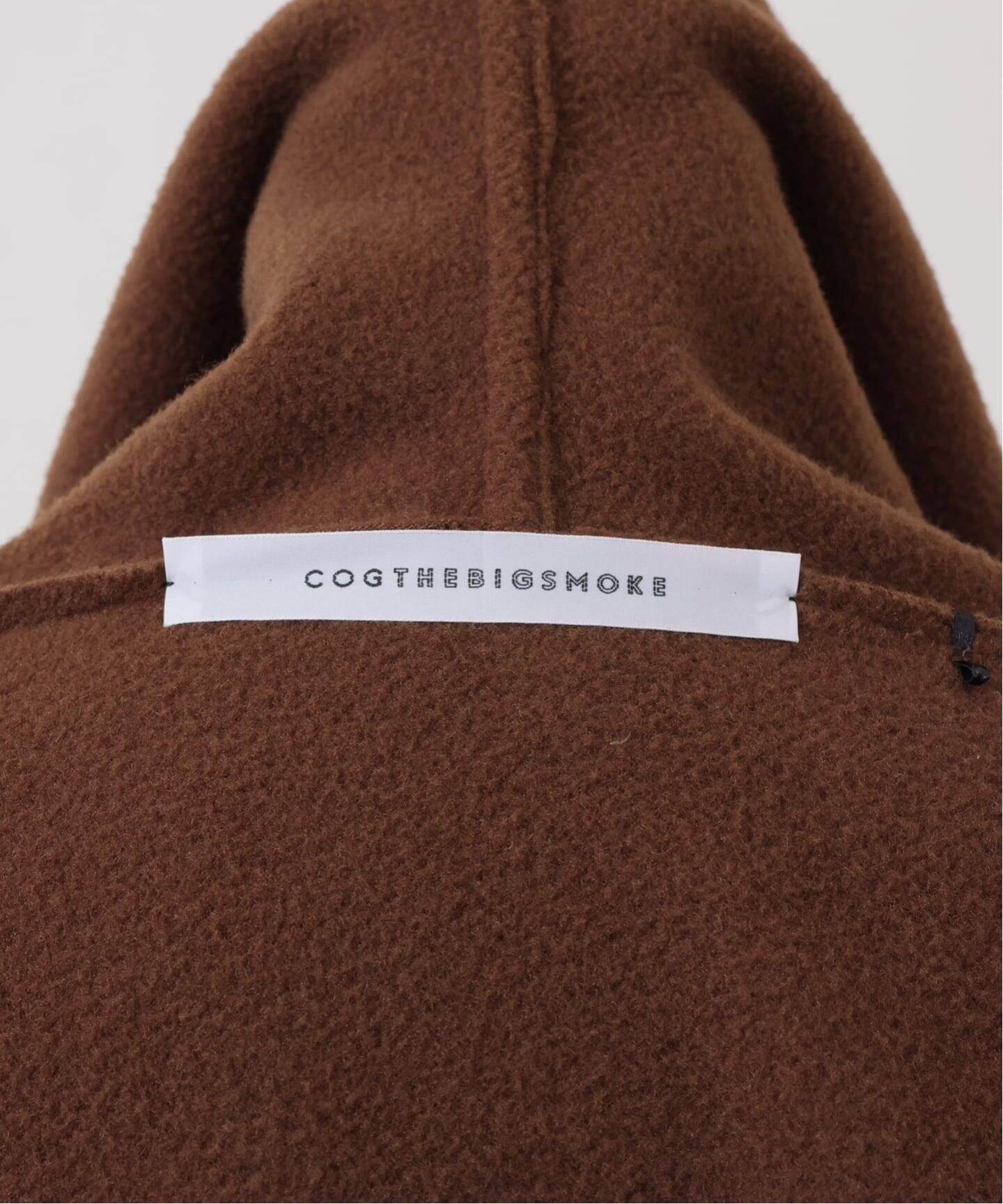 予約》【COGTHEBIGSMOKE】GITTY HOODED CAPE（ポンチョ・マント