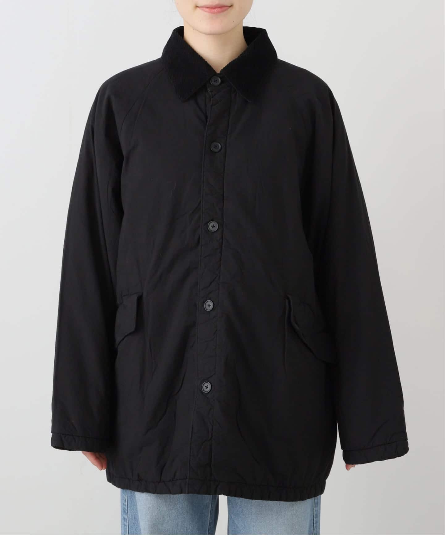 maison de soil homme 】 PADDED OVERDYE REGULAR COLL（中綿