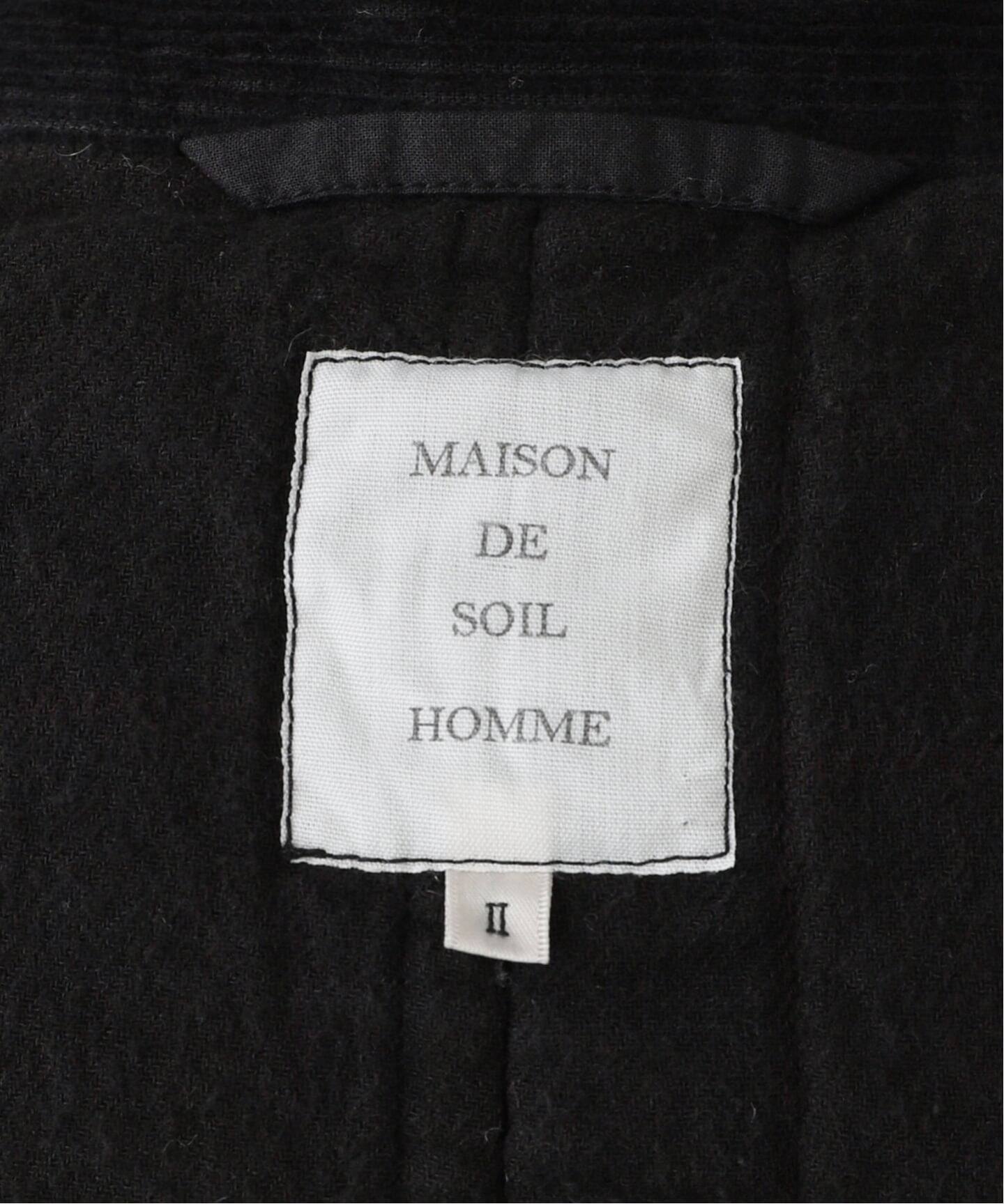 maison de soil homme 】 PADDED OVERDYE REGULAR COLL（中綿