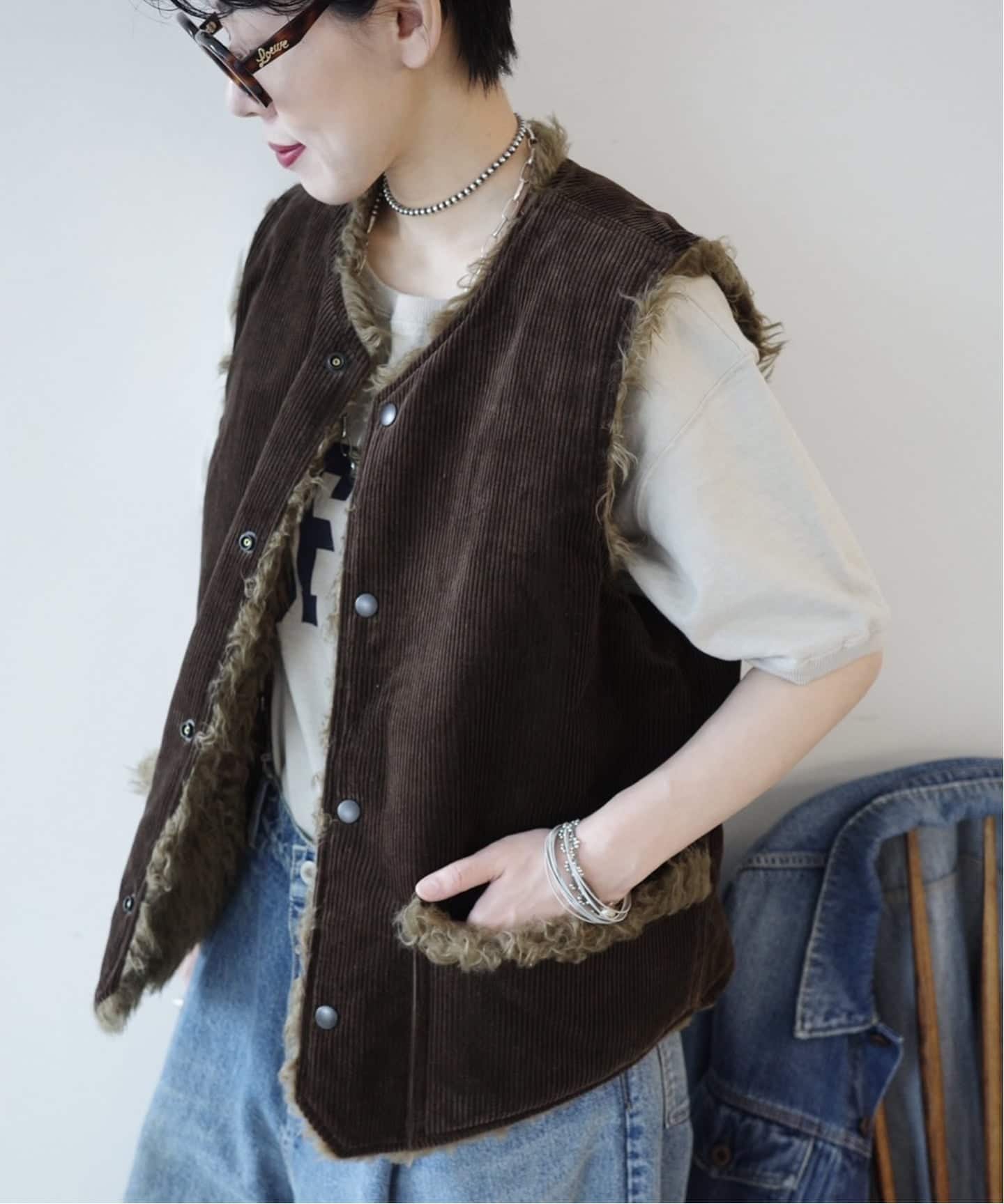 HARi】 REVERSIBLE WORK VEST（ベスト）｜journal standard luxe