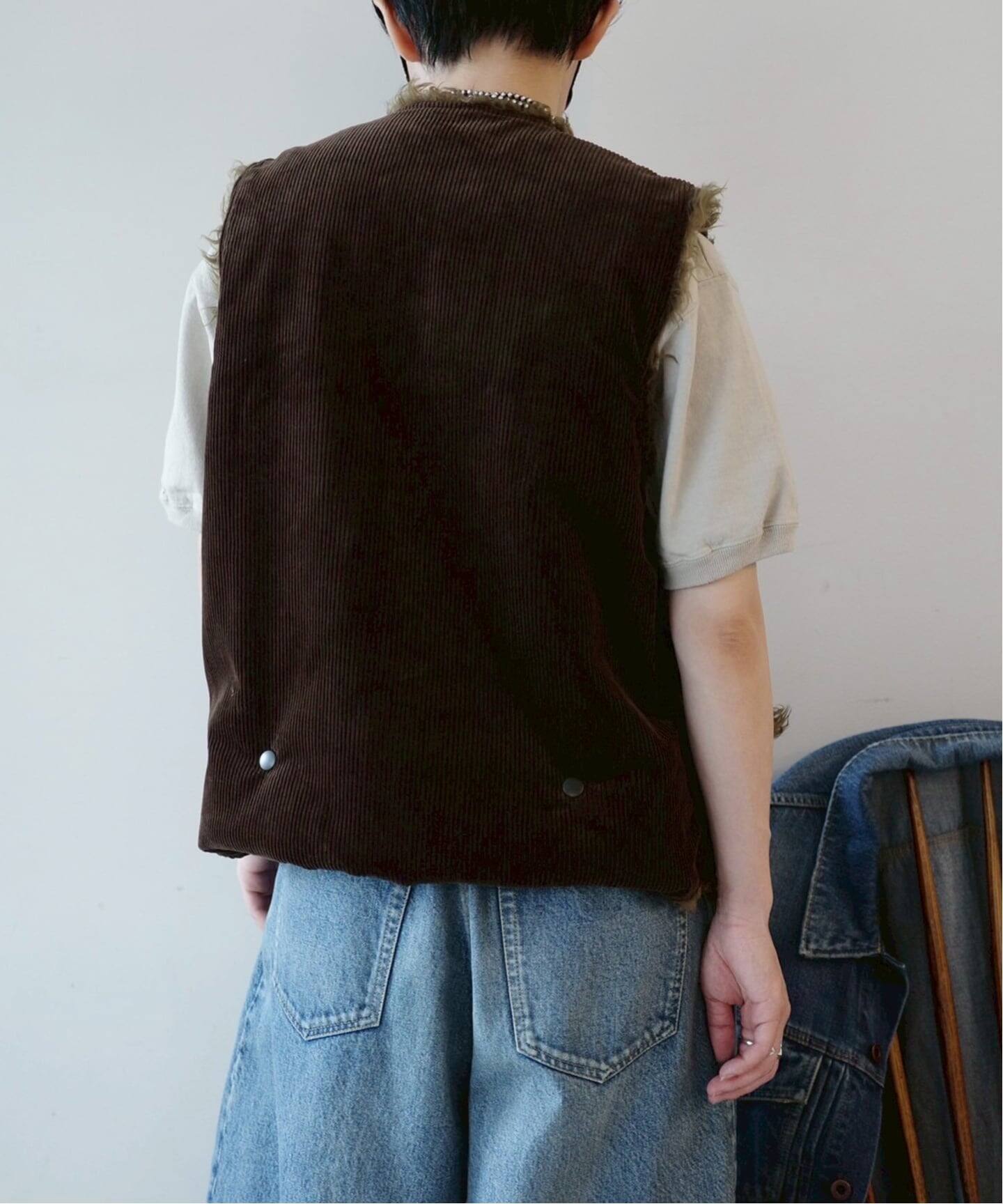 ジャーナルスタンダードラックス ハリ リバーシブルベスト HARi】 REVERSIBLE WORK VEST（ベスト）｜journal standard luxe