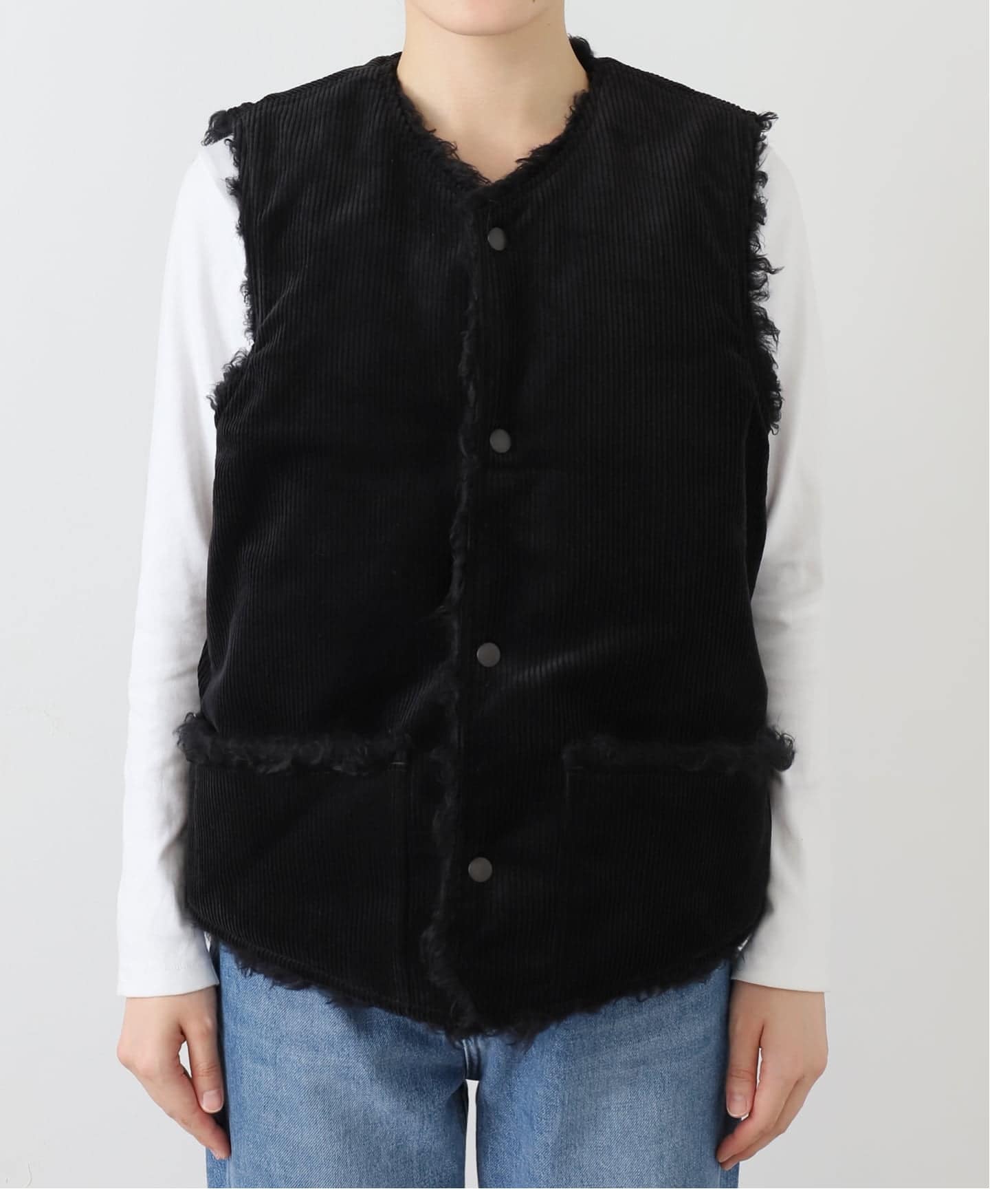 ジャーナルスタンダードラックス ハリ ベスト HARi】 REVERSIBLE WORK VEST（ベスト）｜journal standard luxe