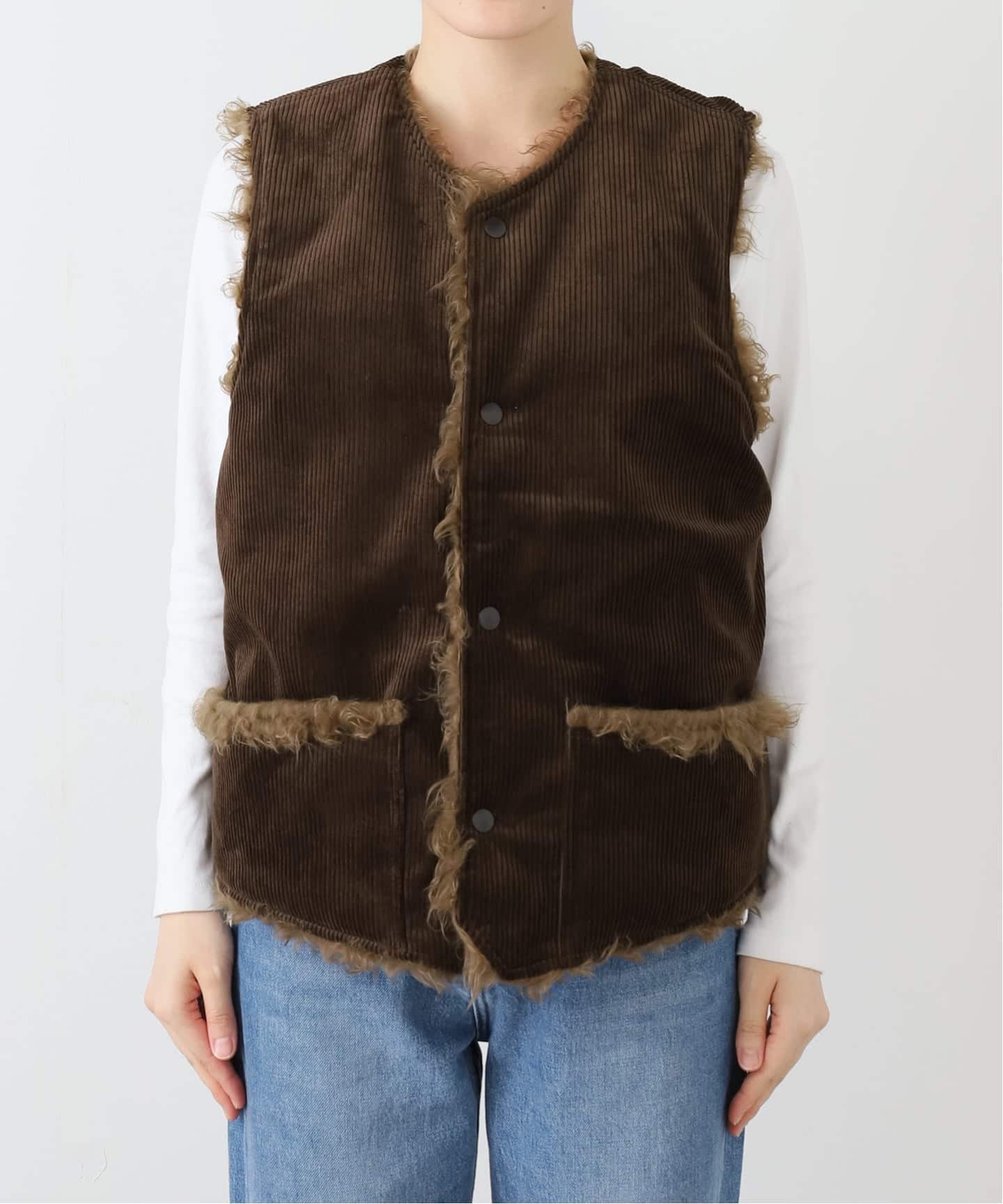 HARi】 REVERSIBLE WORK VEST（ベスト）｜journal standard luxe