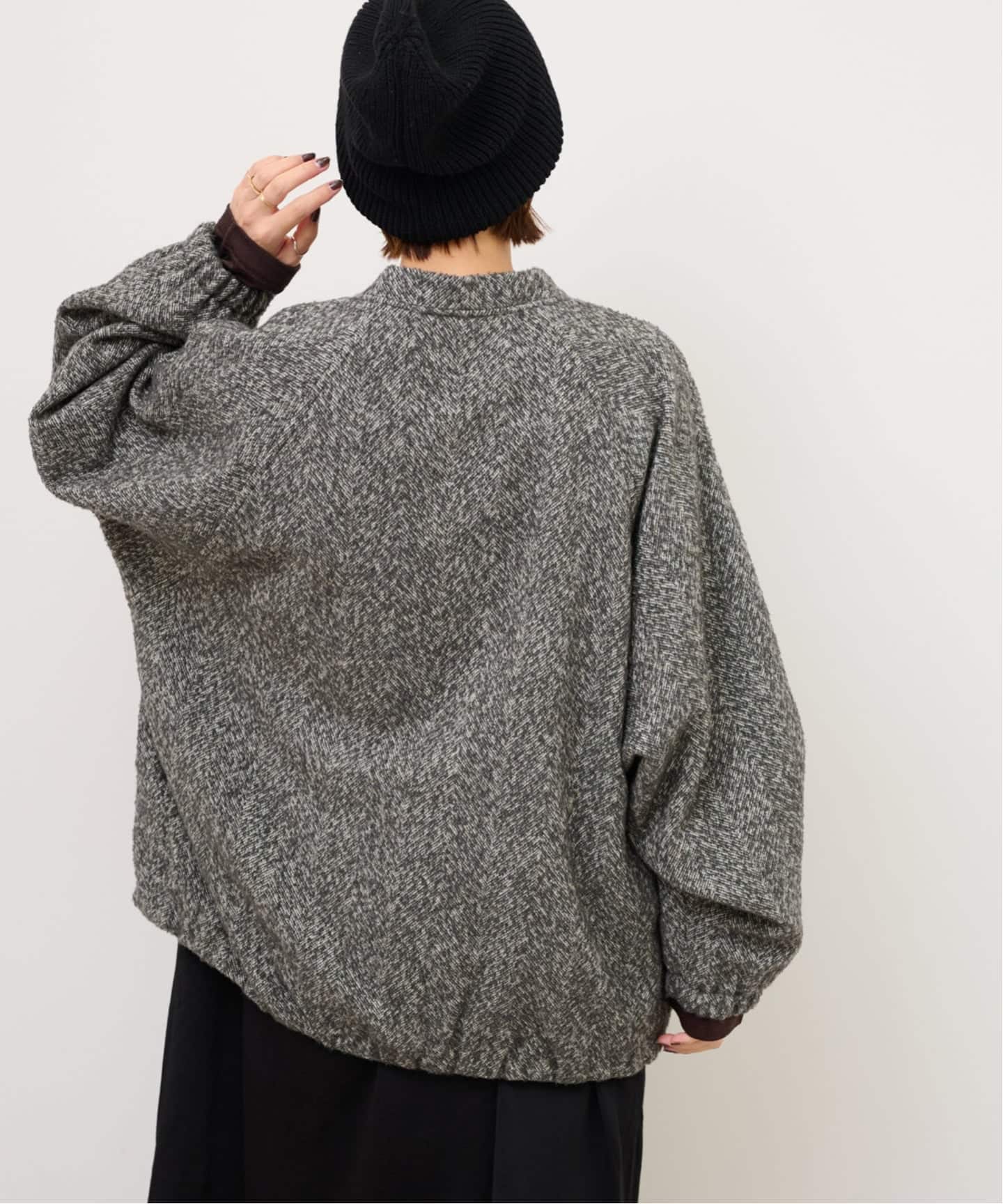 新品JOURNAL STANDARD relume 尾州ヘンリボンジップブルゾン 尾州ウールヘリンボンジップブルゾン（その他ブルゾン／アウター