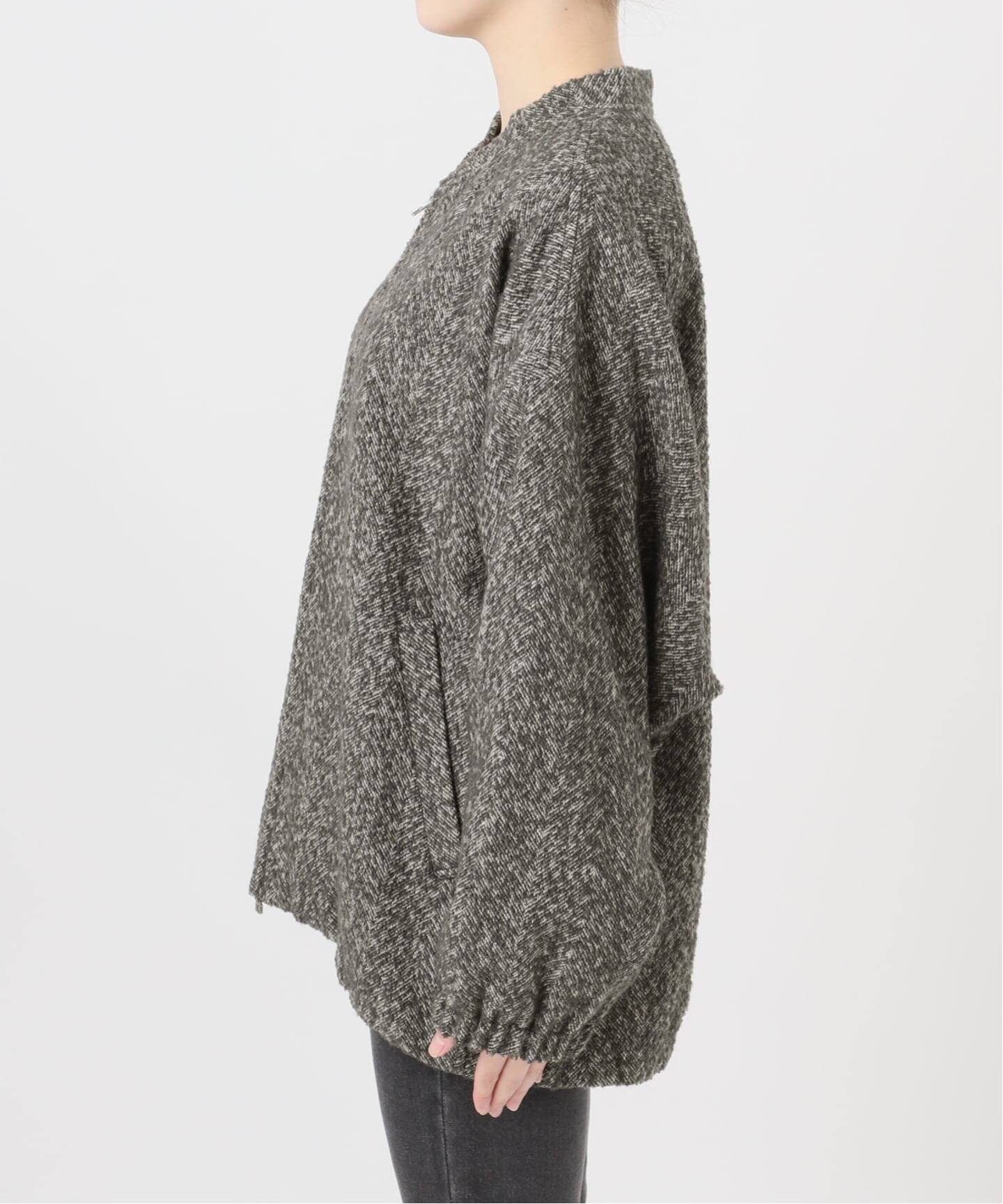 新品JOURNAL STANDARD relume 尾州ヘンリボンジップブルゾン 尾州ウールヘリンボンジップブルゾン（その他ブルゾン／アウター