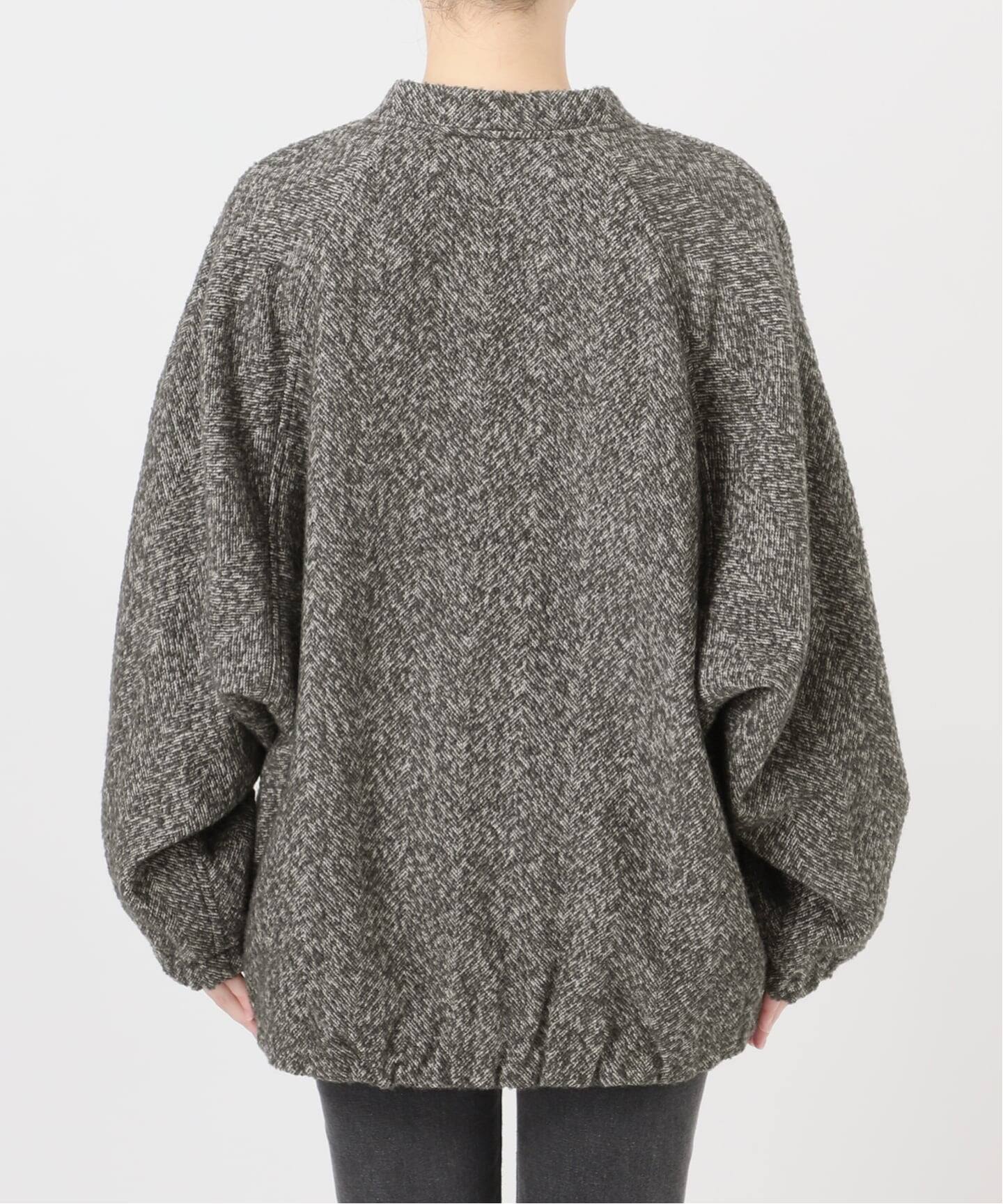 新品JOURNAL STANDARD relume 尾州ヘンリボンジップブルゾン 尾州ウールヘリンボンジップブルゾン（その他ブルゾン／アウター