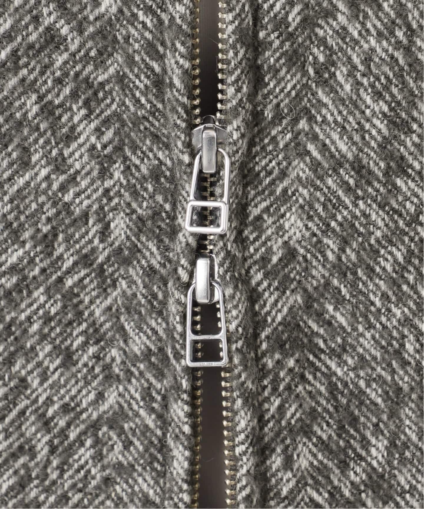 尾州ウールヘリンボンジップブルゾン（その他ブルゾン／アウター